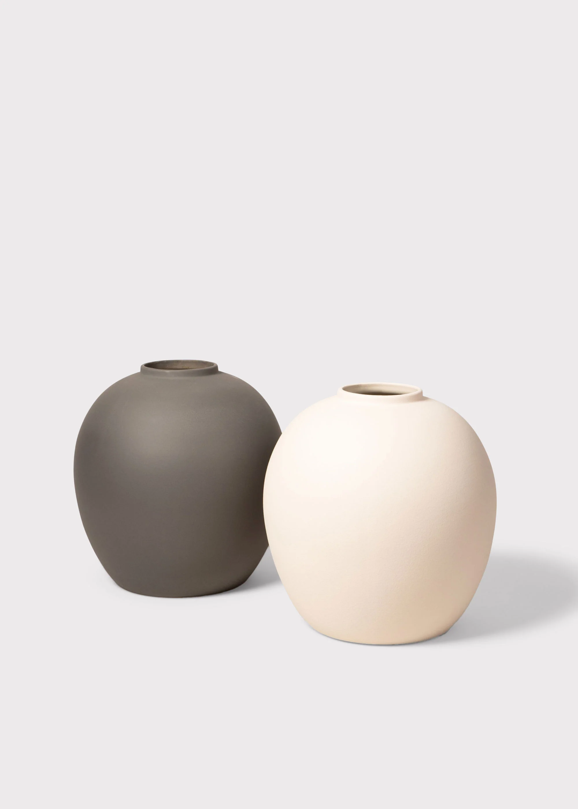 Afloral™ Edie Stoneware Vase in Matte Slate- 10.75" - Image 4