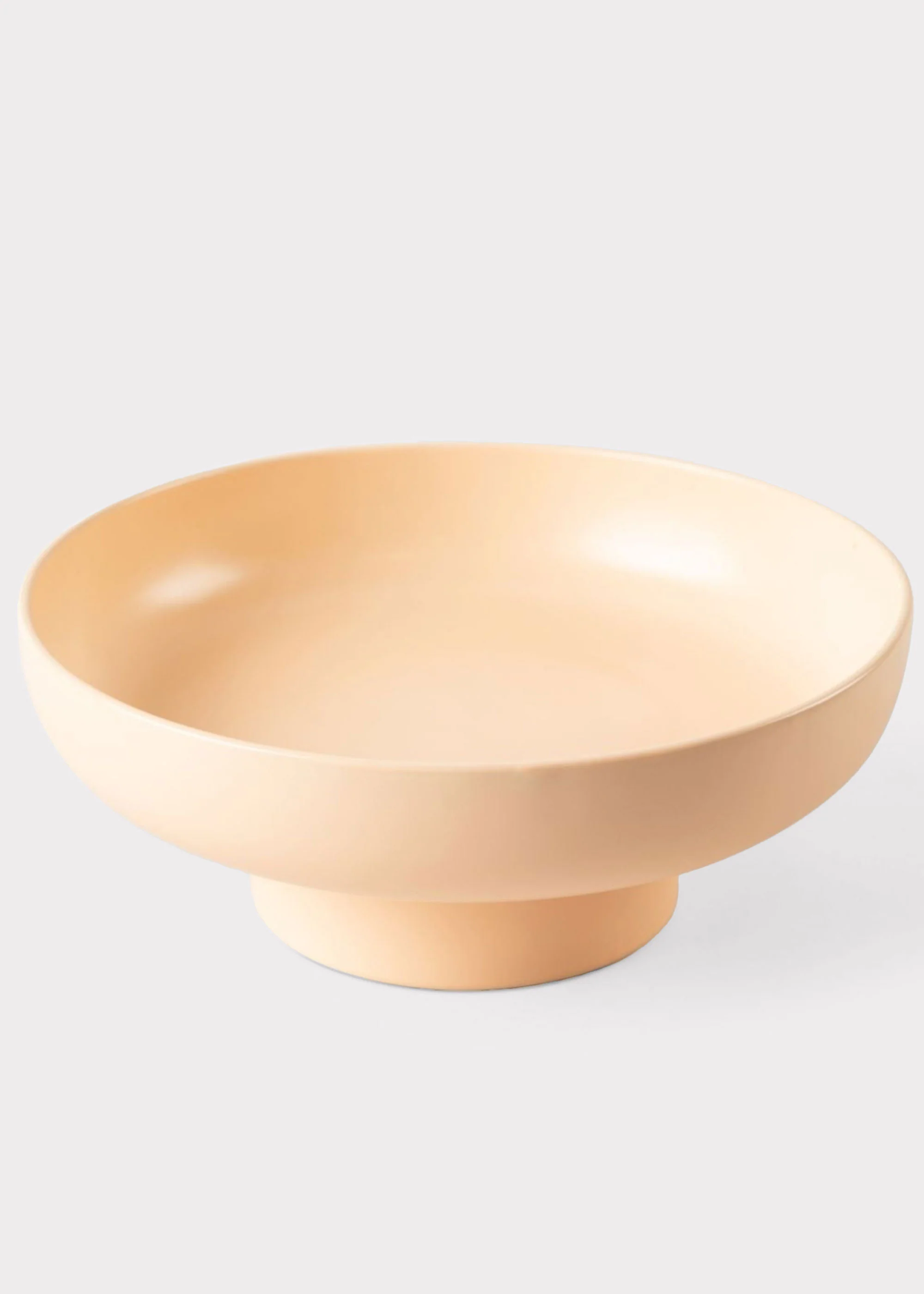 Large Cream Peach Compote - 14" Wide - Image 4