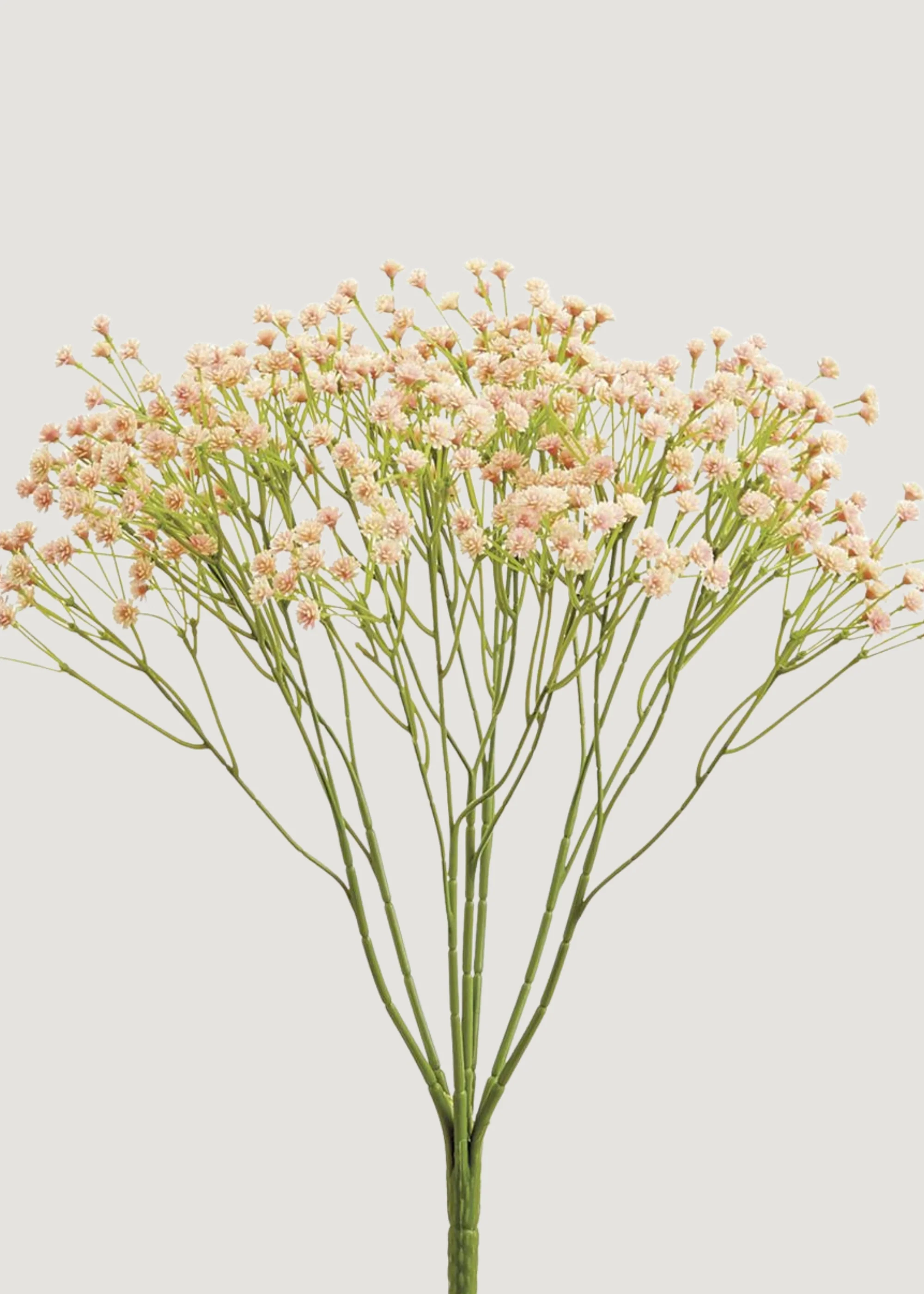 Artificial Baby's Breath Flower Bush in Blush - 15" - Image 2
