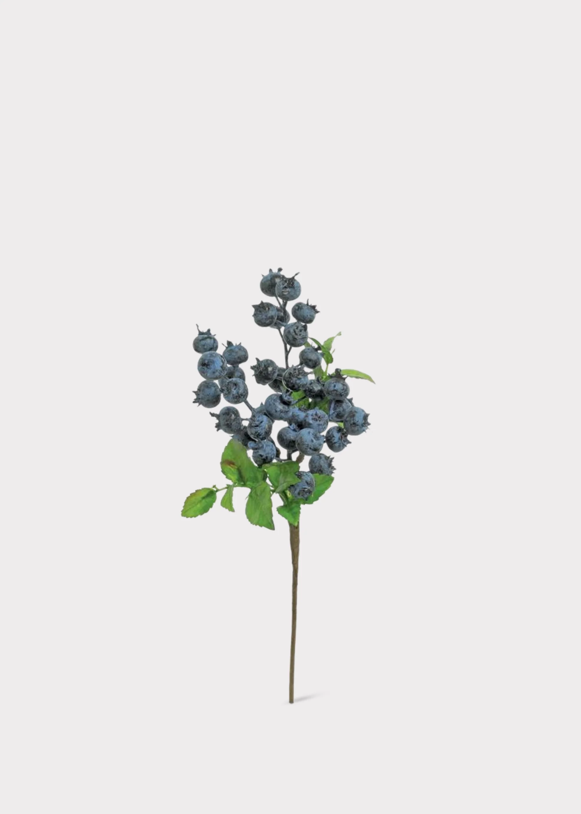 Artificial Berries Rose Hip Berry Pod Pick in Blue - 14" - Image 2