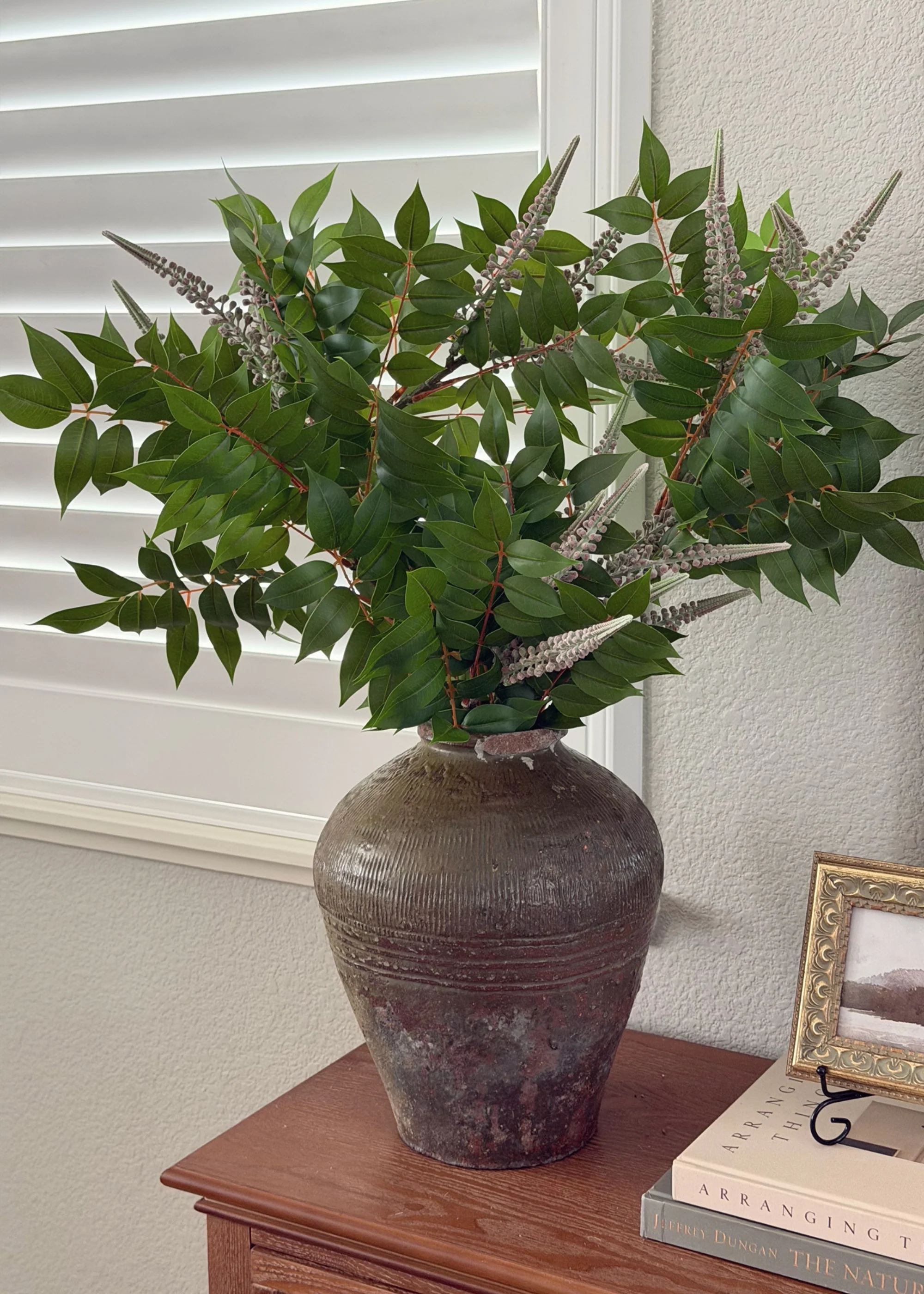 Artificial Blooming Japanese Berry Tree Branch - 42" - Image 3