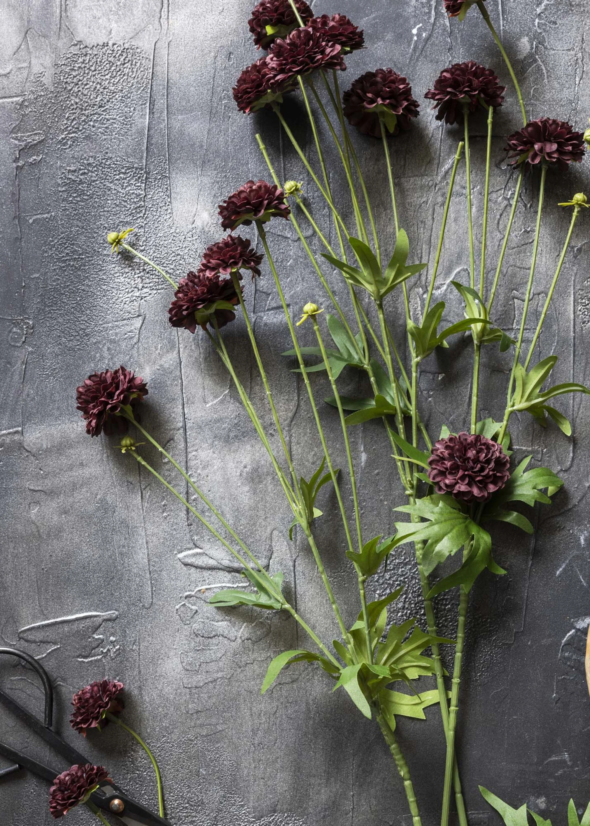 Abigail Ahern Artificial Clove Wildflower Stem in Deep Purple - 29.5" - Image 5