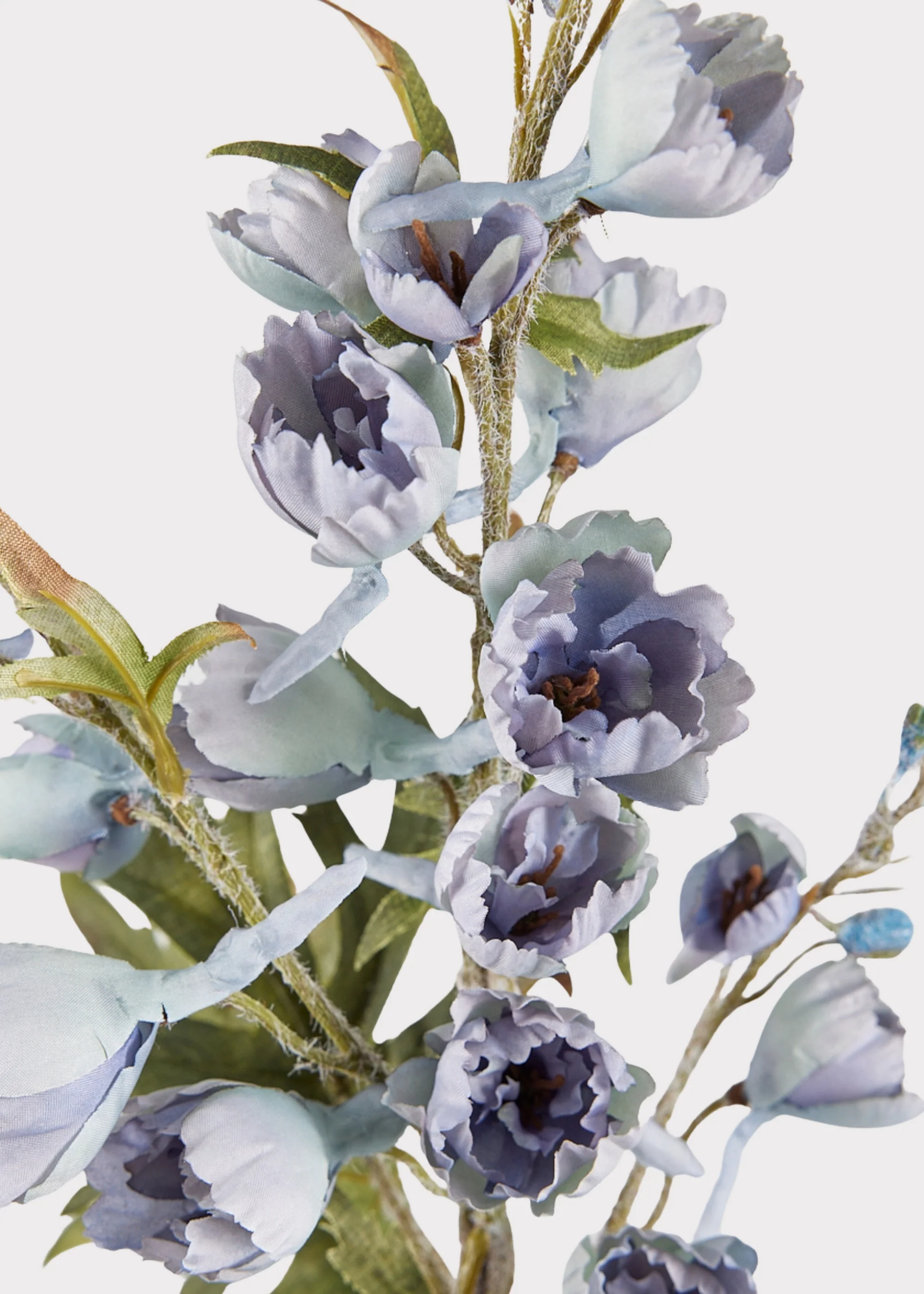 Artificial Delphinium Wildflower in Dusty Blue - 40.5" - Image 4