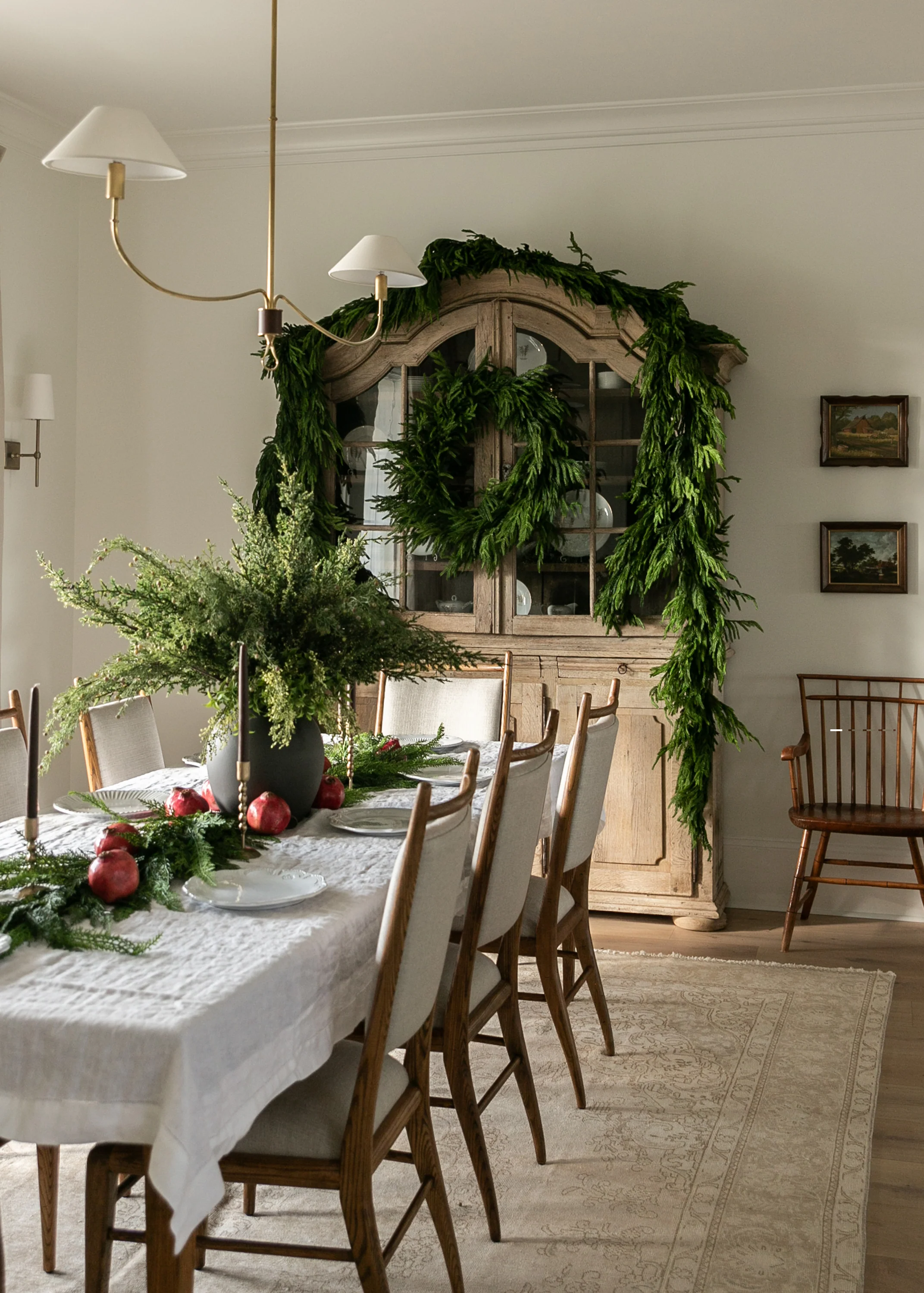 Artificial Evergreen Pine Branch - 37" - Image 3