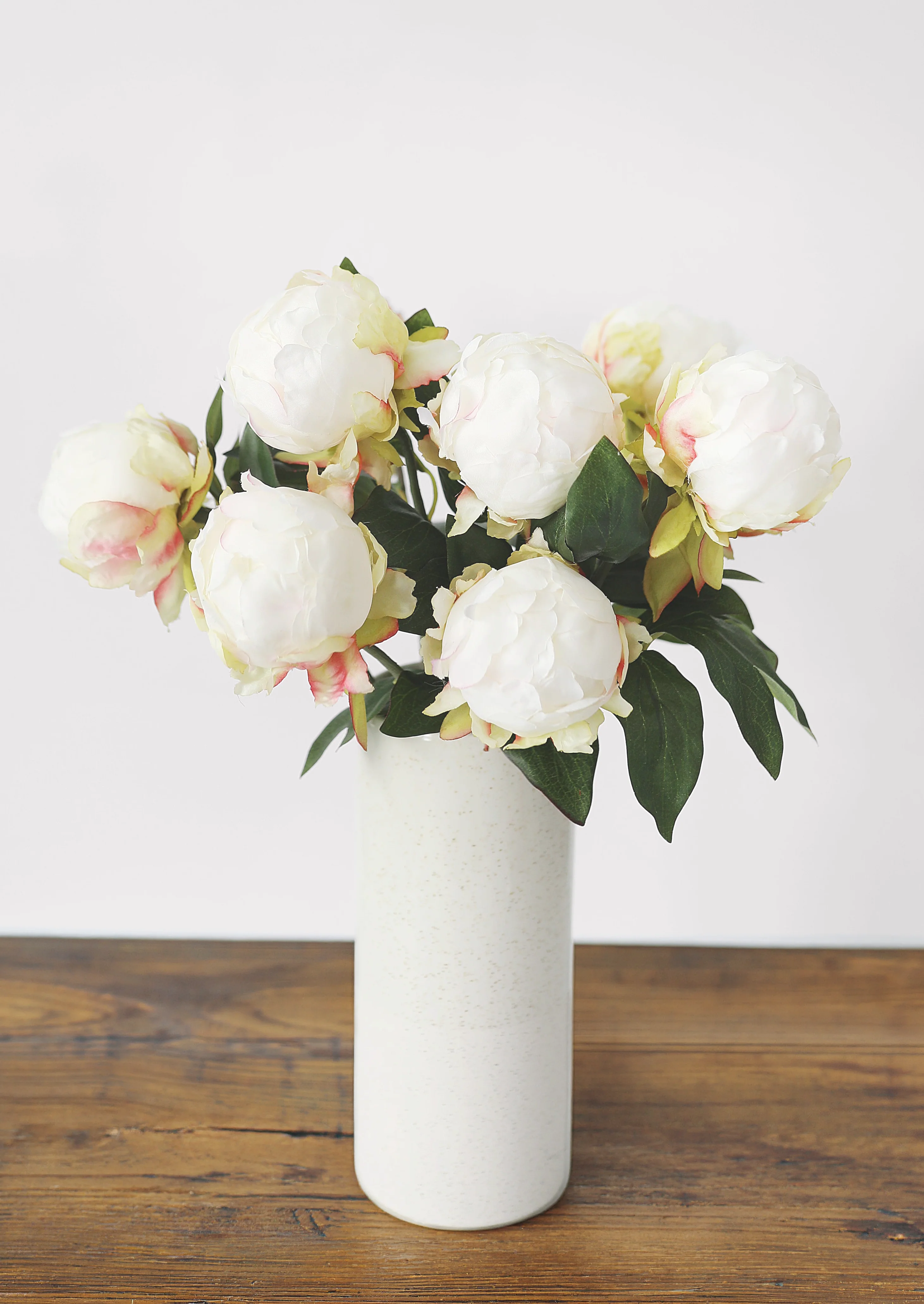 Artificial Flower Peony Bud in Cream - 18" - Image 3