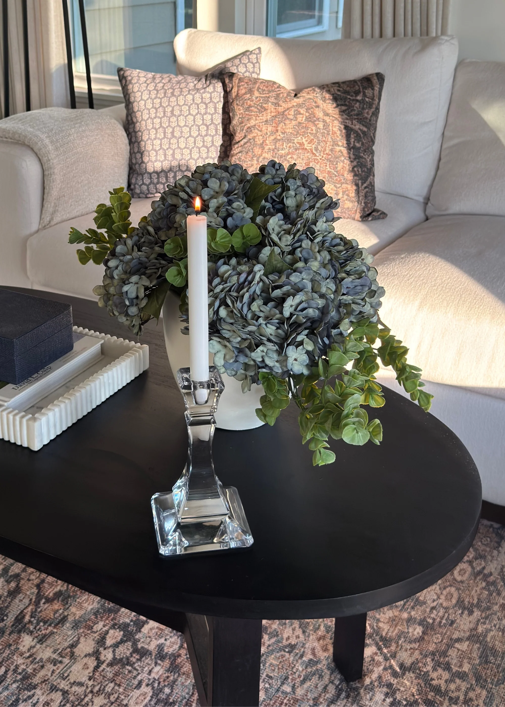 Artificial Real Touch Eucalyptus Leaf Branch - 27" - Image 5