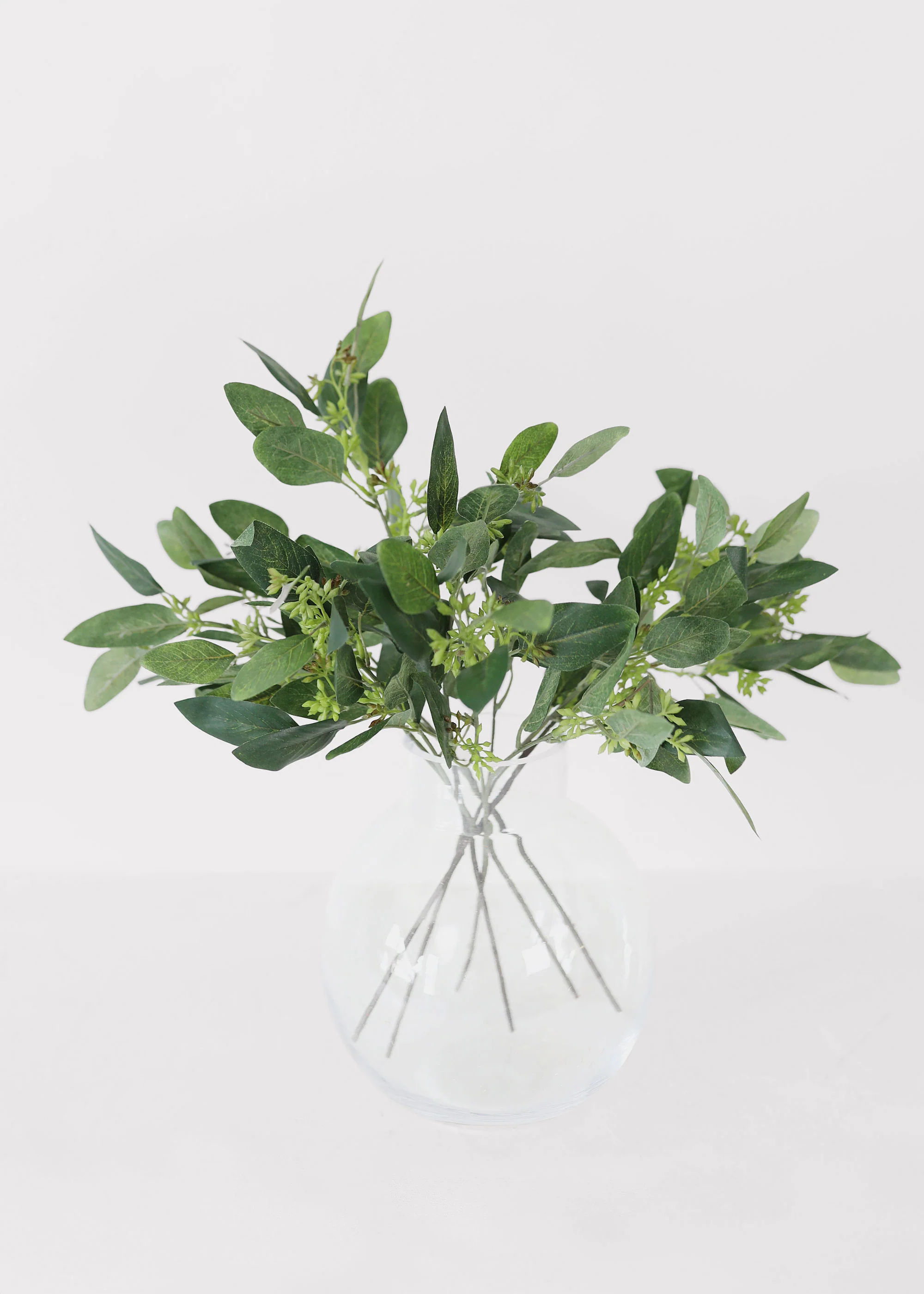 Artificial Seeded Eucalyptus Spray - 18" - Image 2