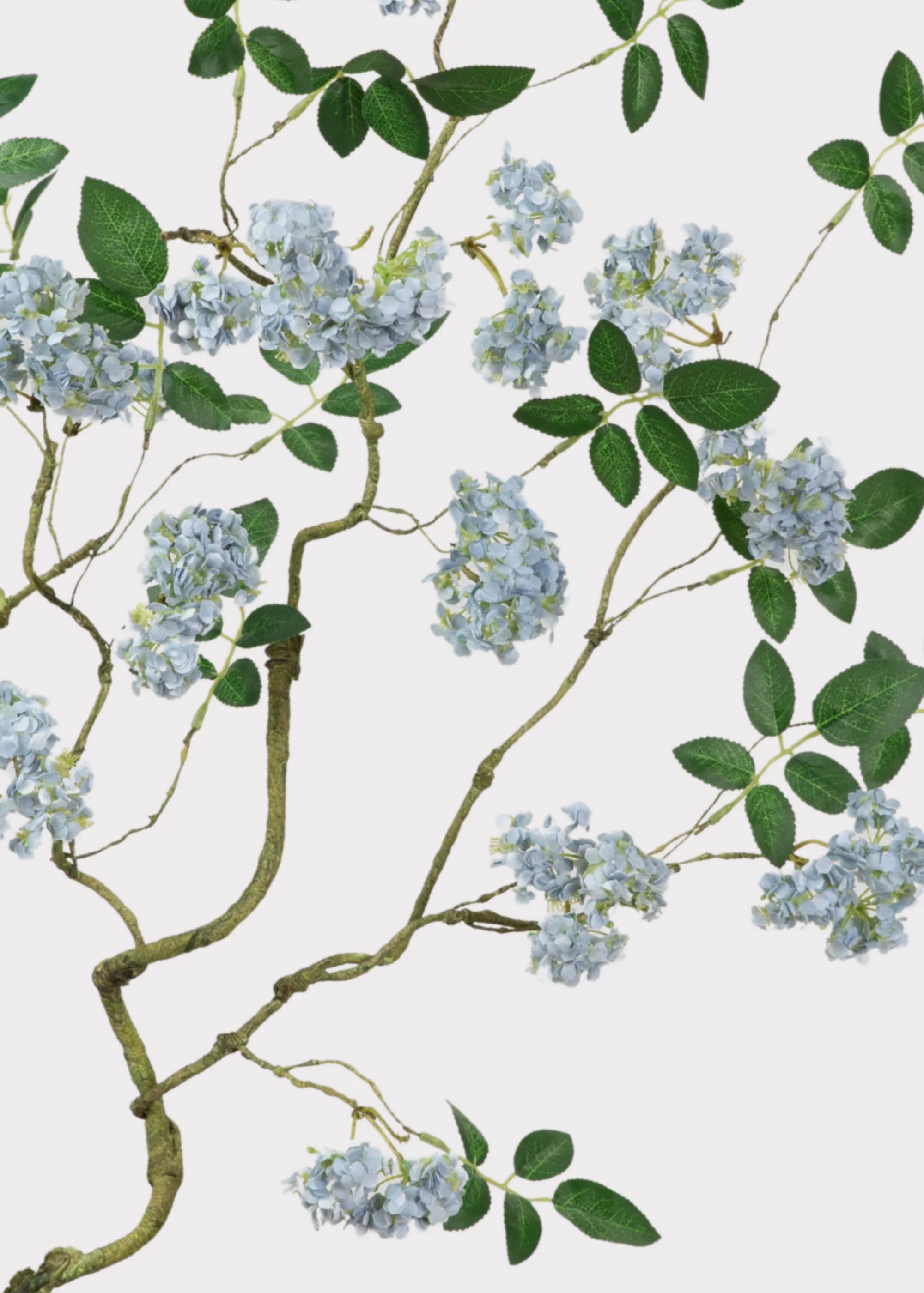 Artificial Spring Blossom Flower Branch in Blue - 41" - Image 4