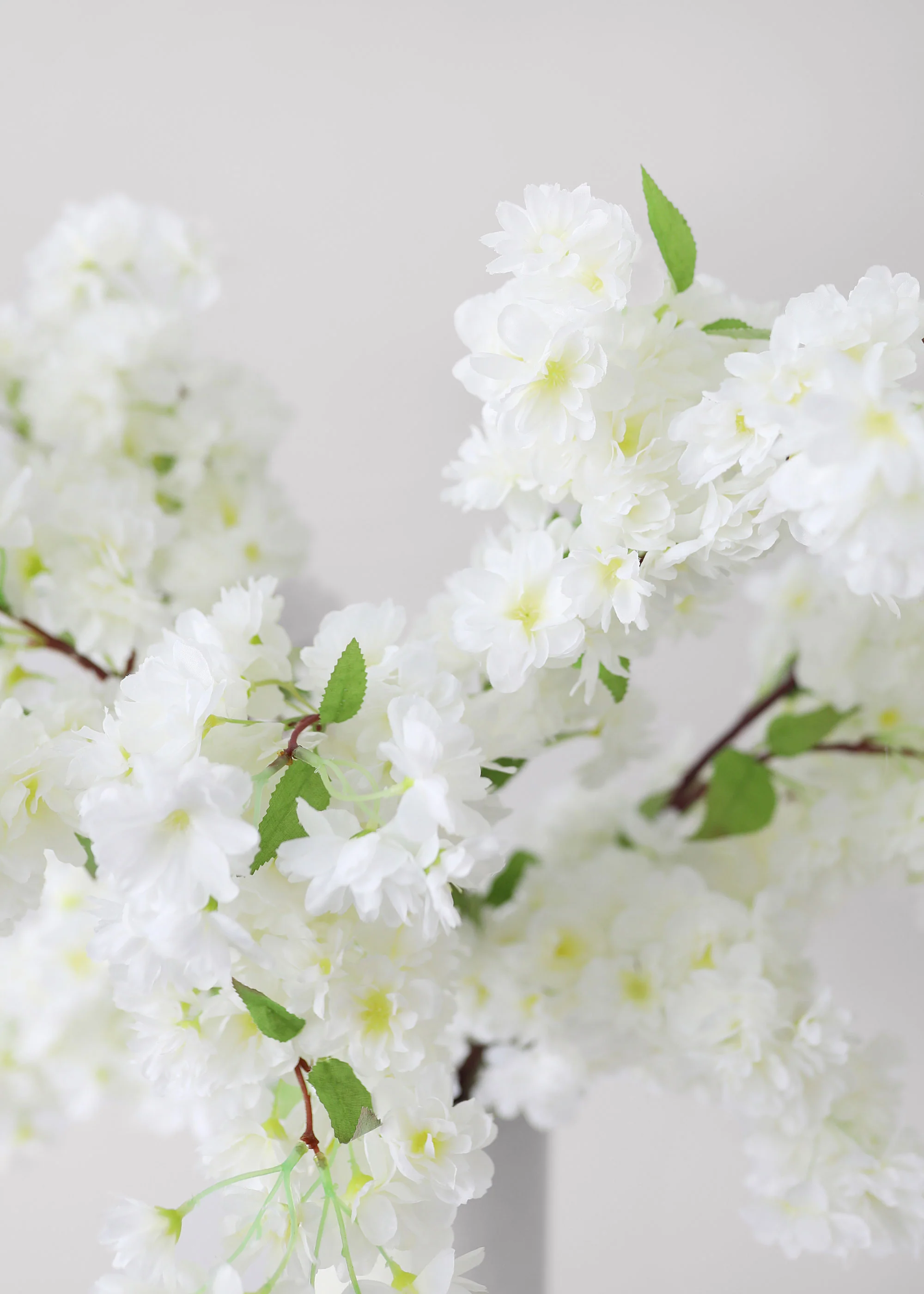 Artificial Spring Cherry Blossoms in Cream - 40" - Image 3