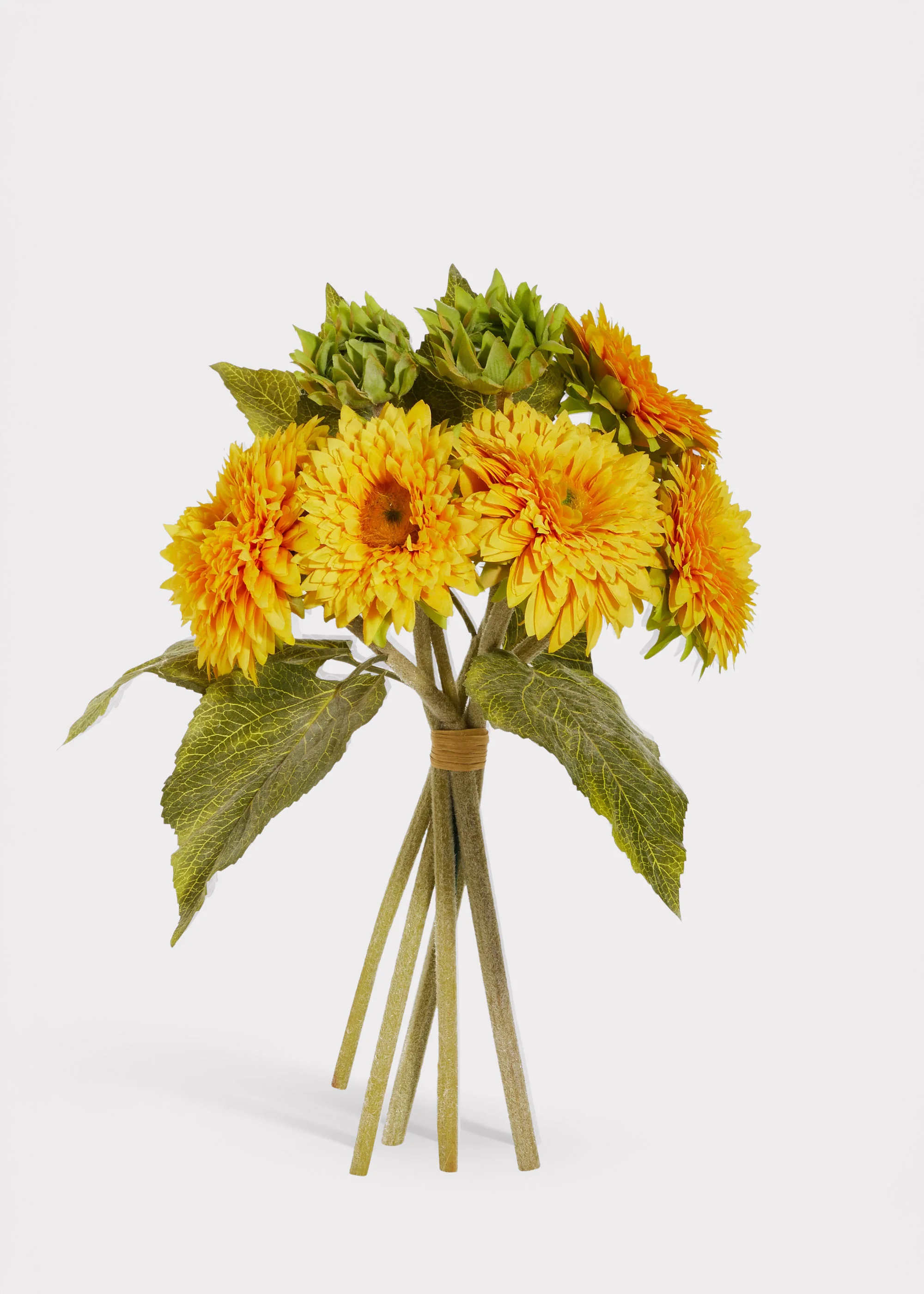 Artificial Sunflower Bundle in Yellow - 18"