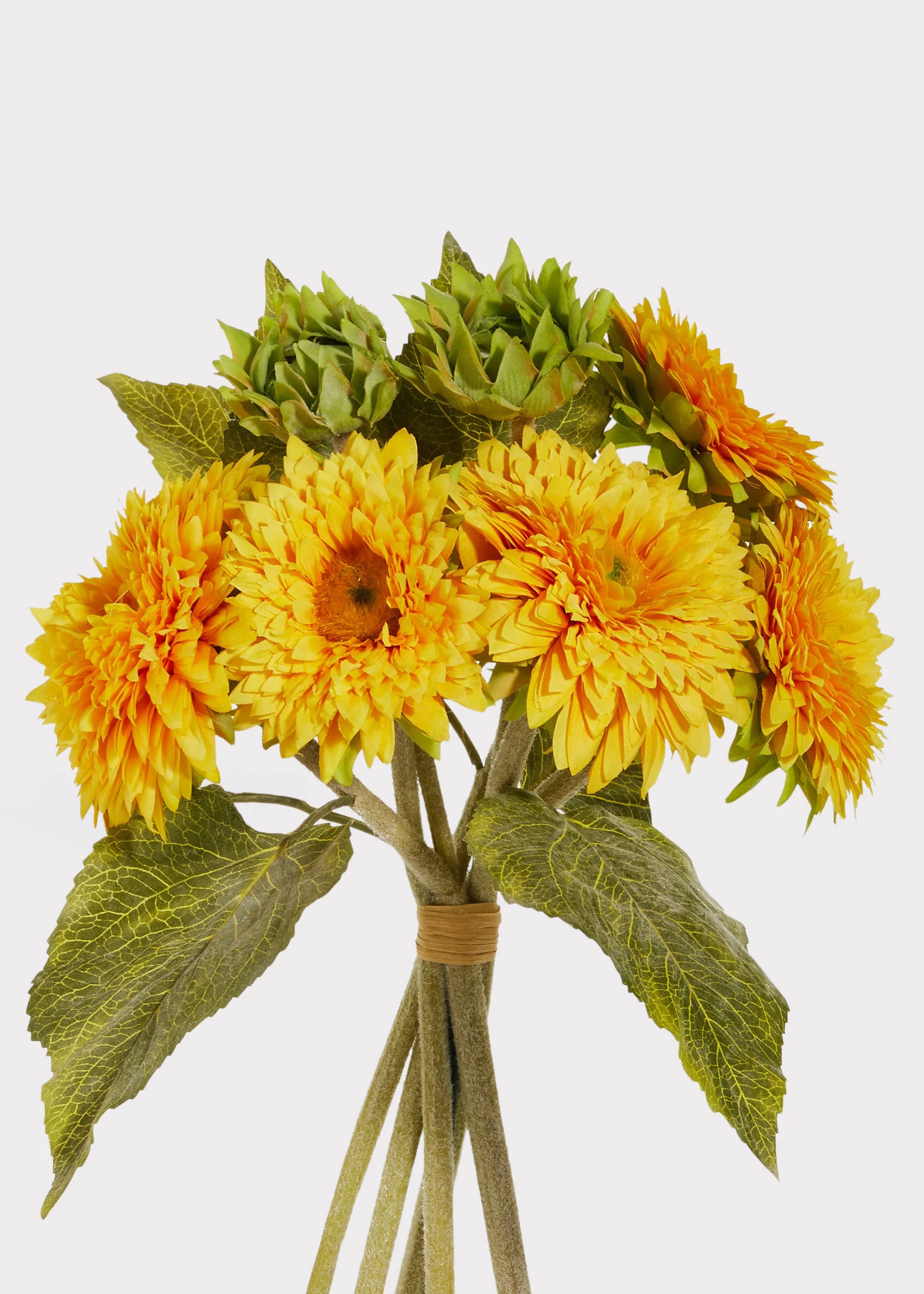 Artificial Sunflower Bundle in Yellow - 18" - Image 3