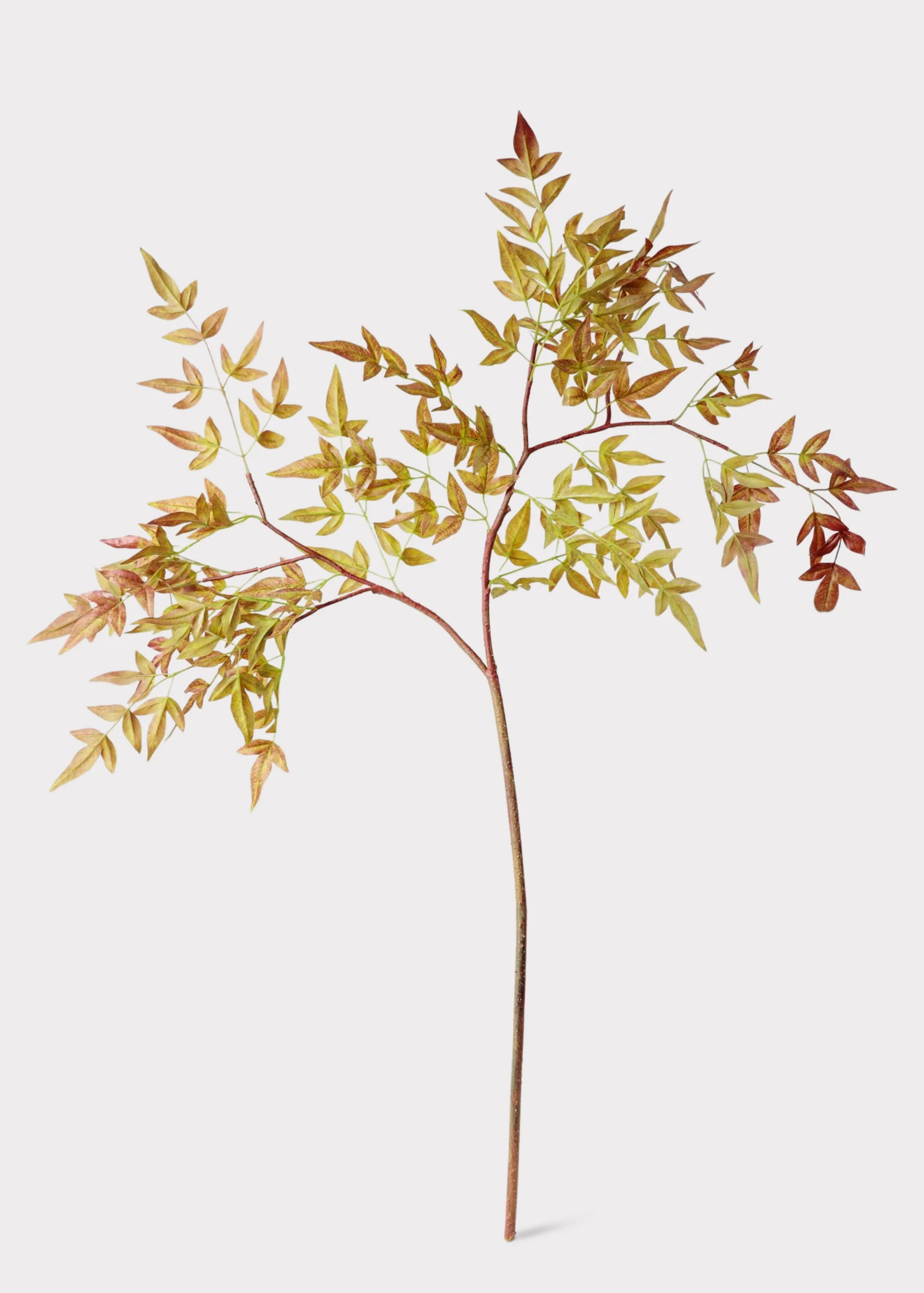 Artificial Nandina Leaf Branch - 39" - Image 3