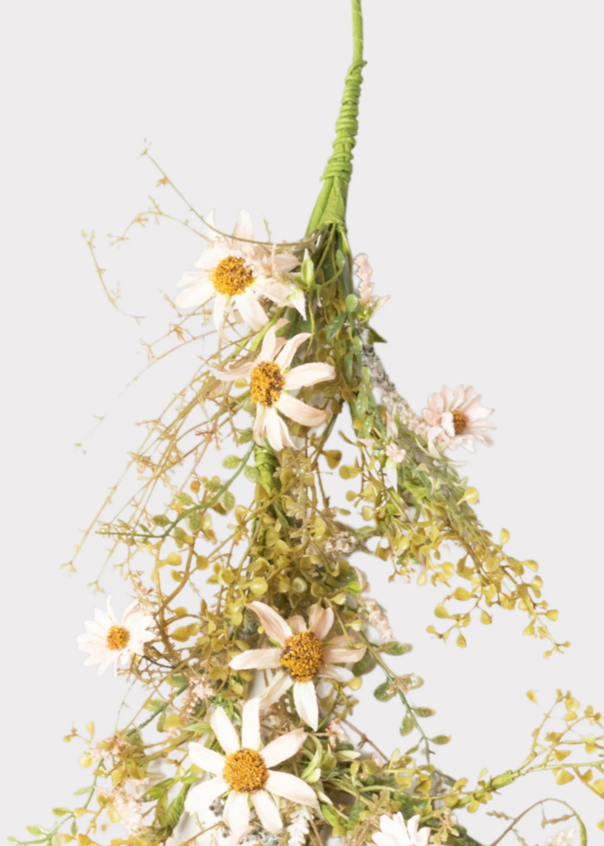 Artificial Wildflower Garland in Pale Pink - 72" - Image 4