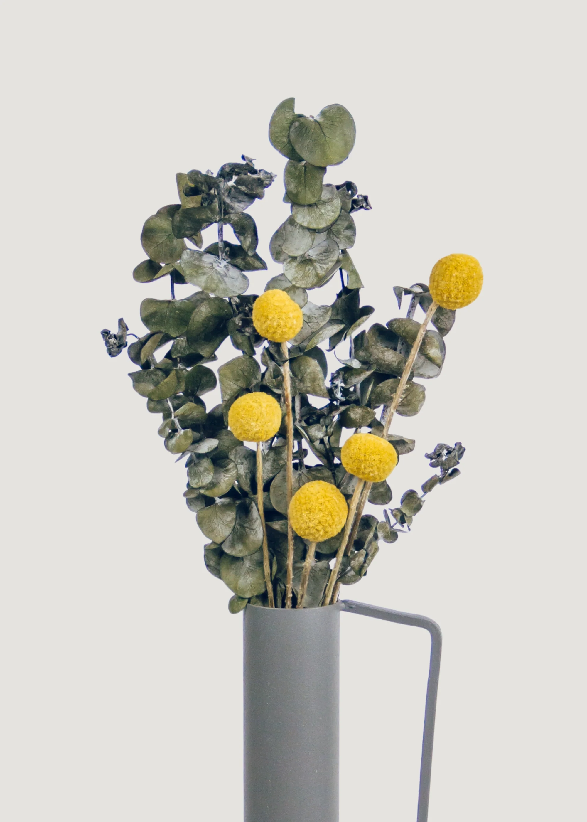 Bundle of 10 Dried Yellow Craspedia Billy Button Flowers - 22" - Image 3