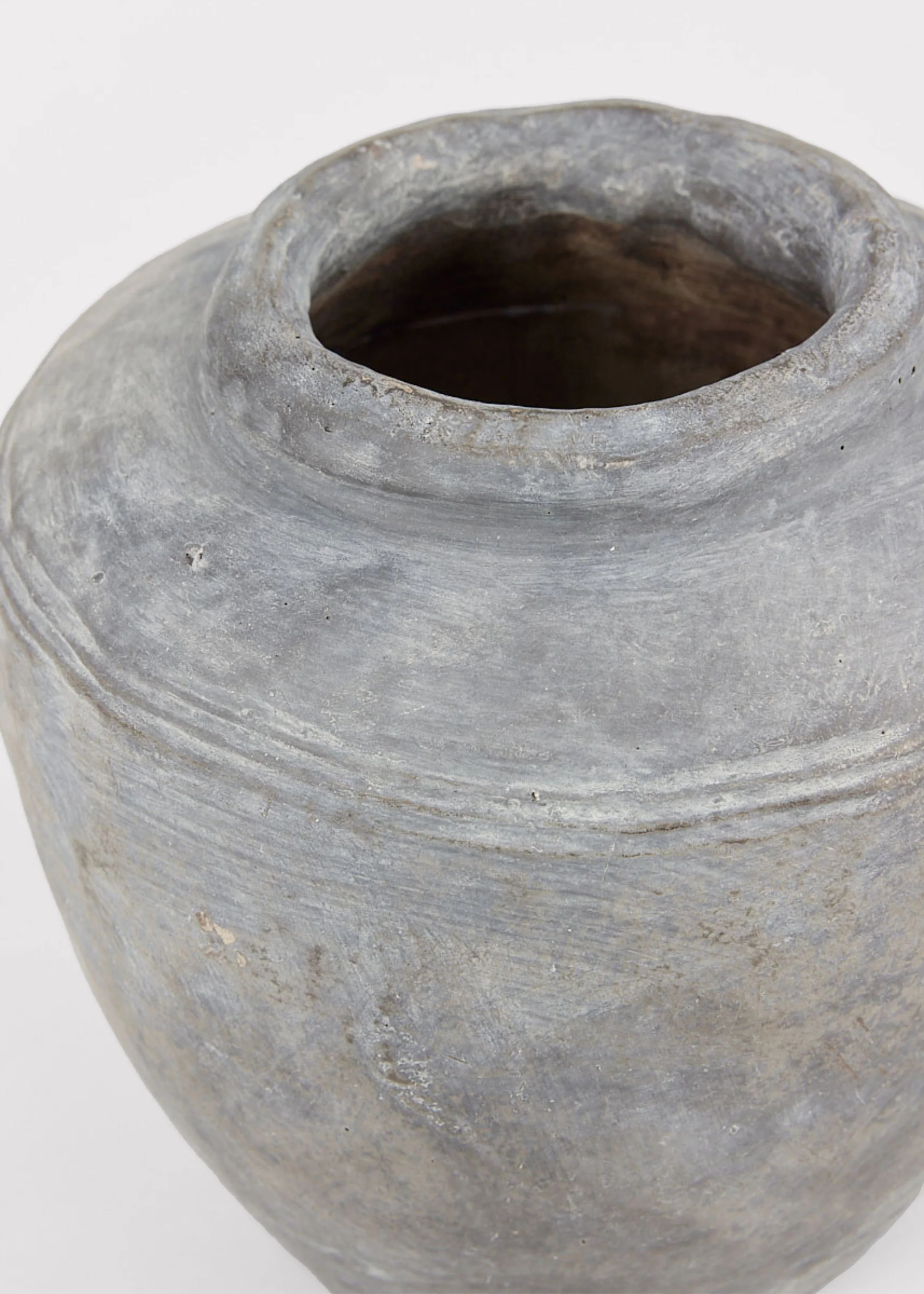 Distressed Rustic Concrete Vase - 12" - Image 4