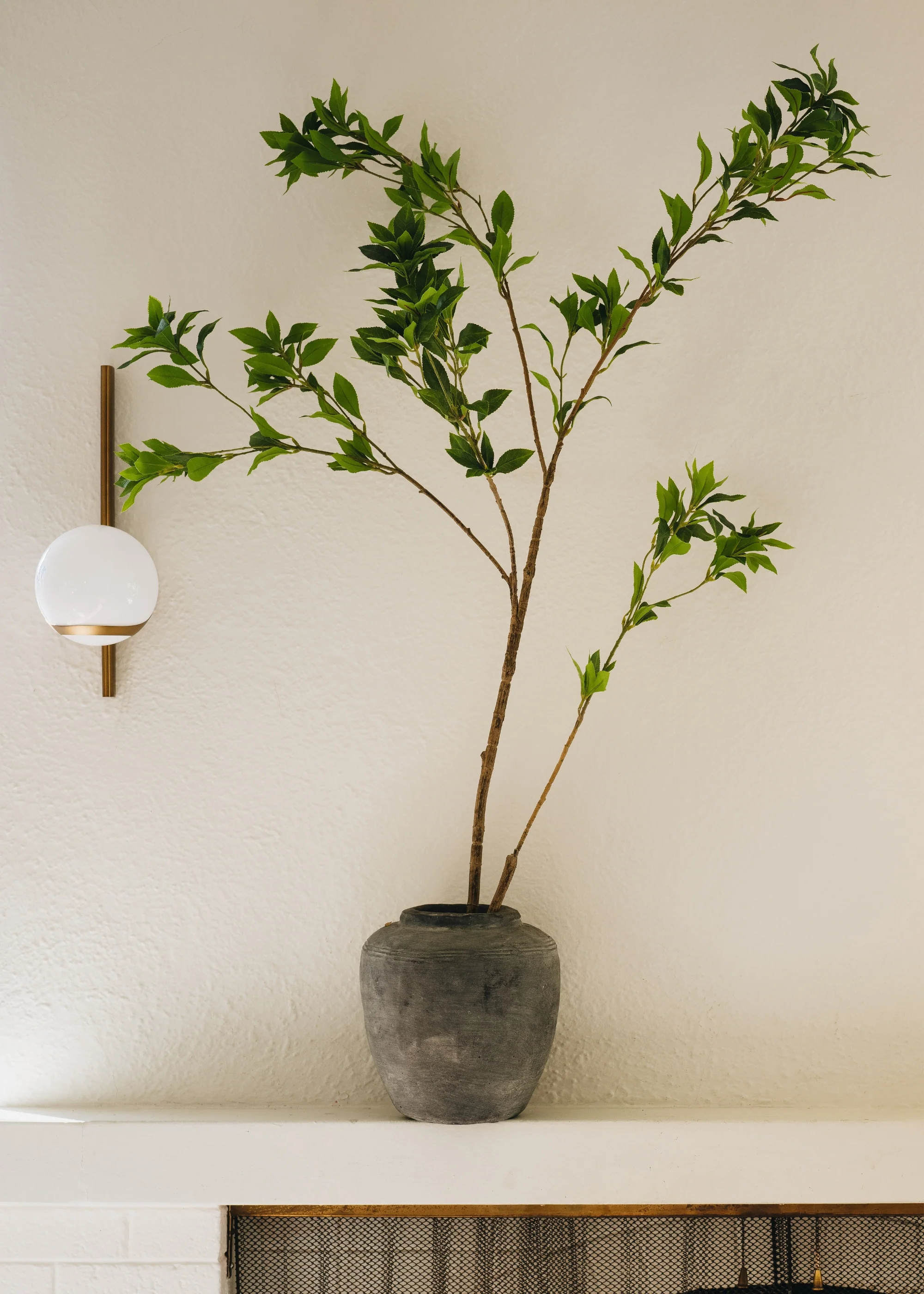 Distressed Rustic Concrete Vase - 12" - Image 5