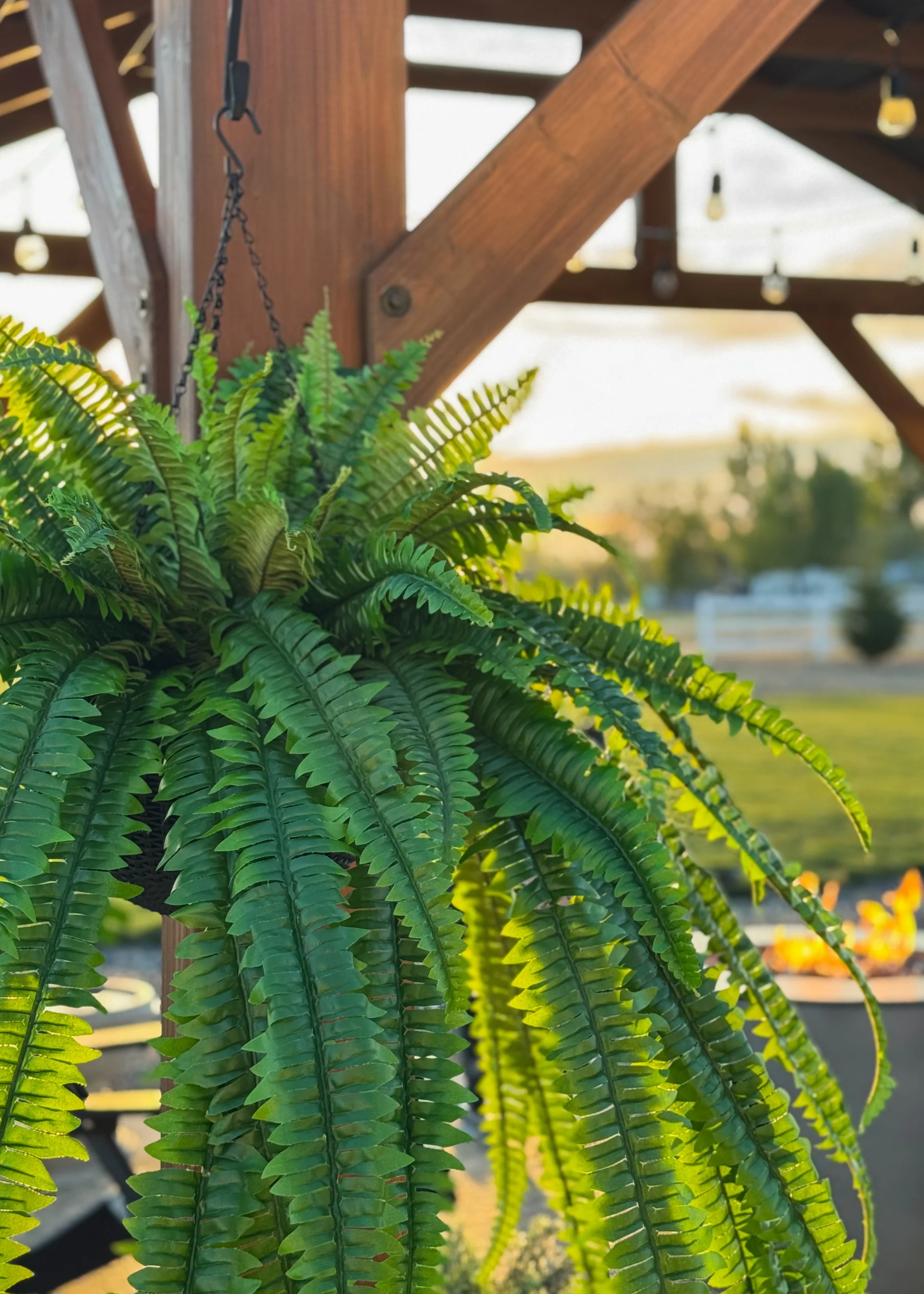 The Grand Dame Deluxe Artificial Estate Fake Fern - 52" - Image 5