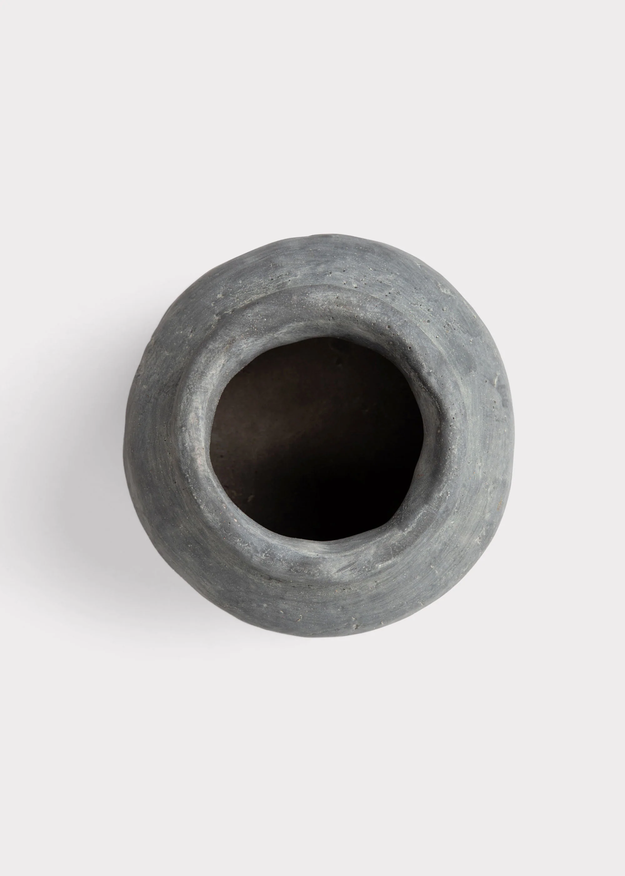 Distressed Rustic Concrete Vase - 7" - Image 5