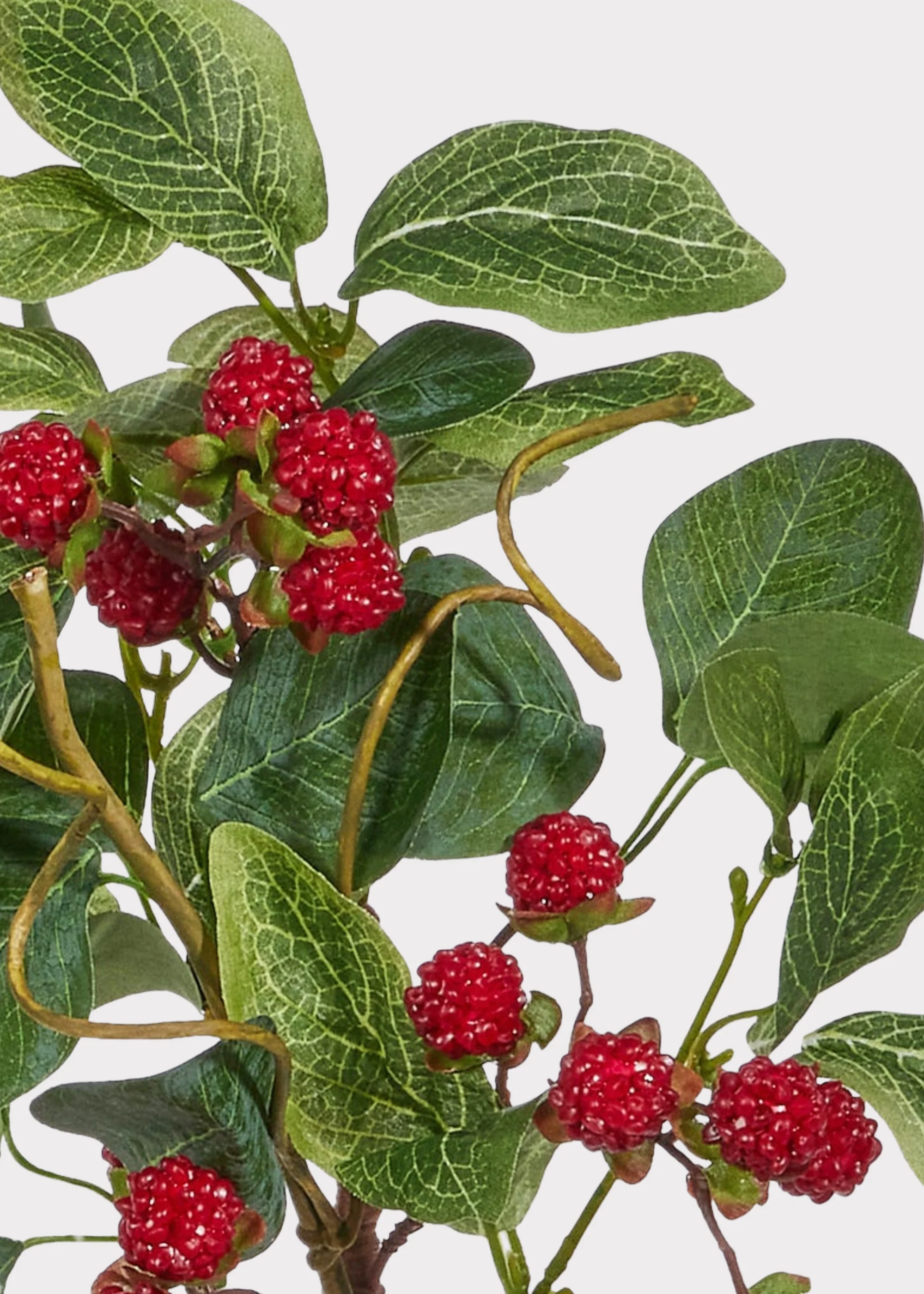 Fake Berries Red Raspberry Pick - 16" - Image 3