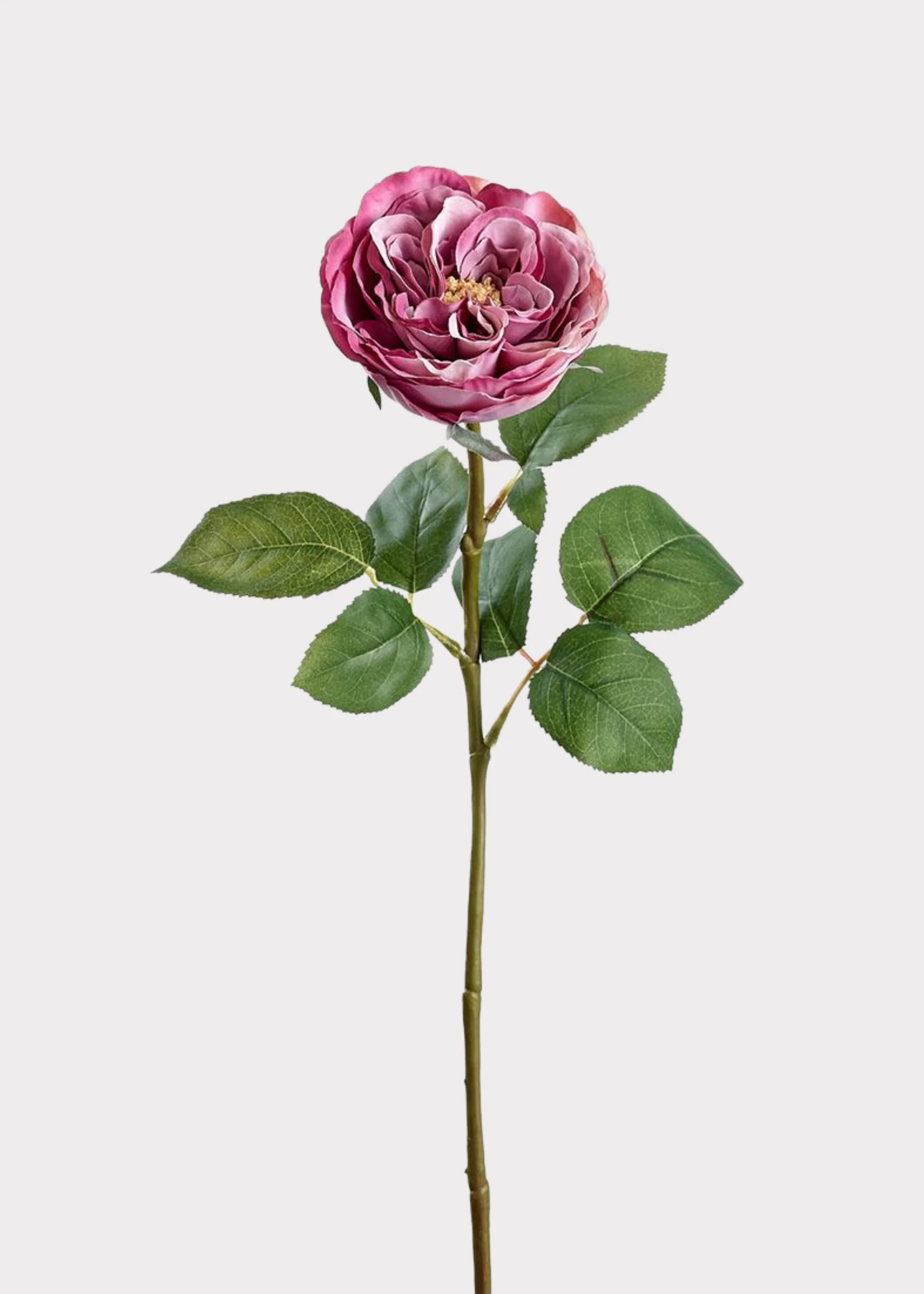 Fake Flower Rose in Pink Fuchsia - 26"