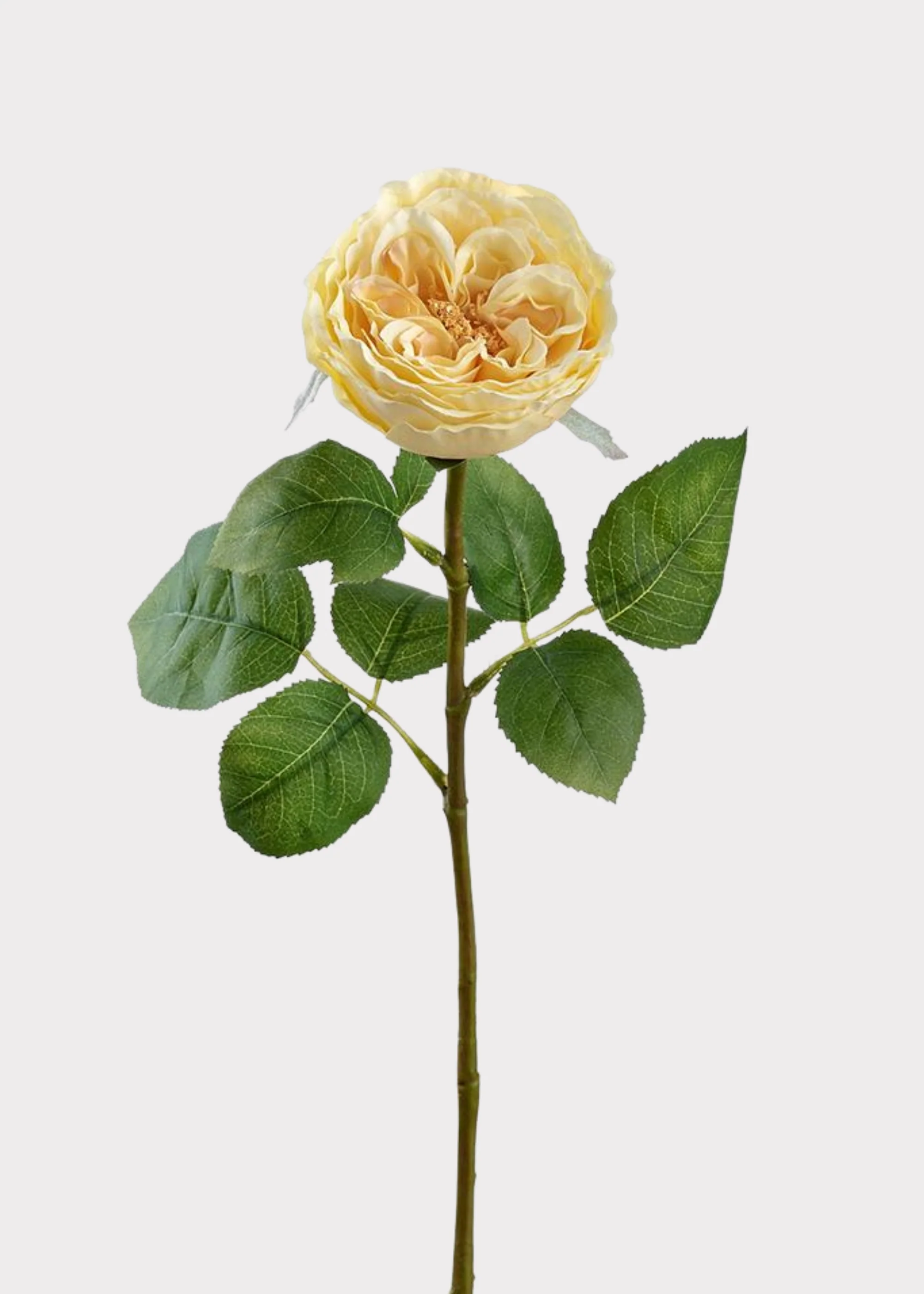 Fake Flower Rose in Yellow - 26"