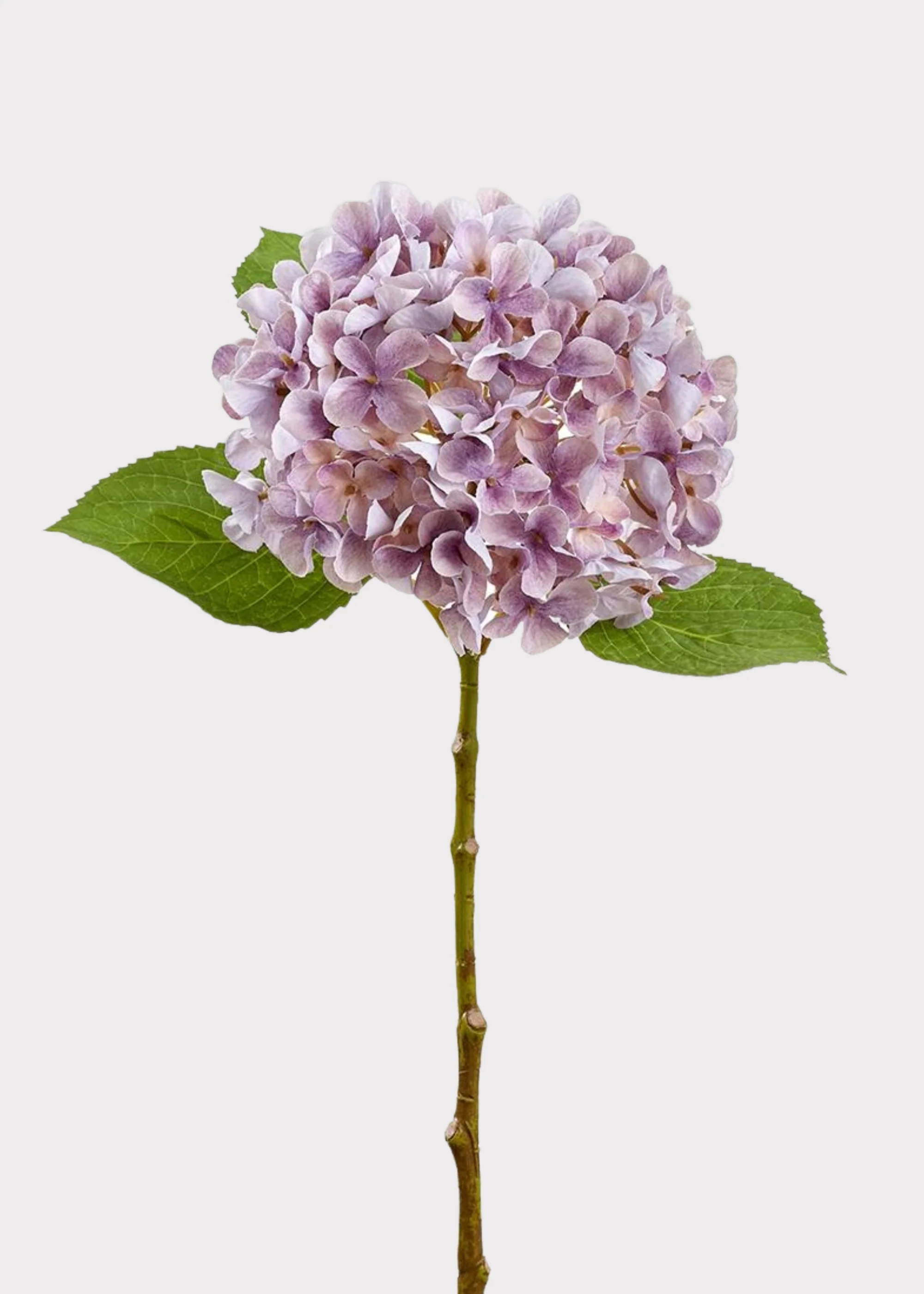 Fake Hydrangea Flower in Lavender - 17.5"