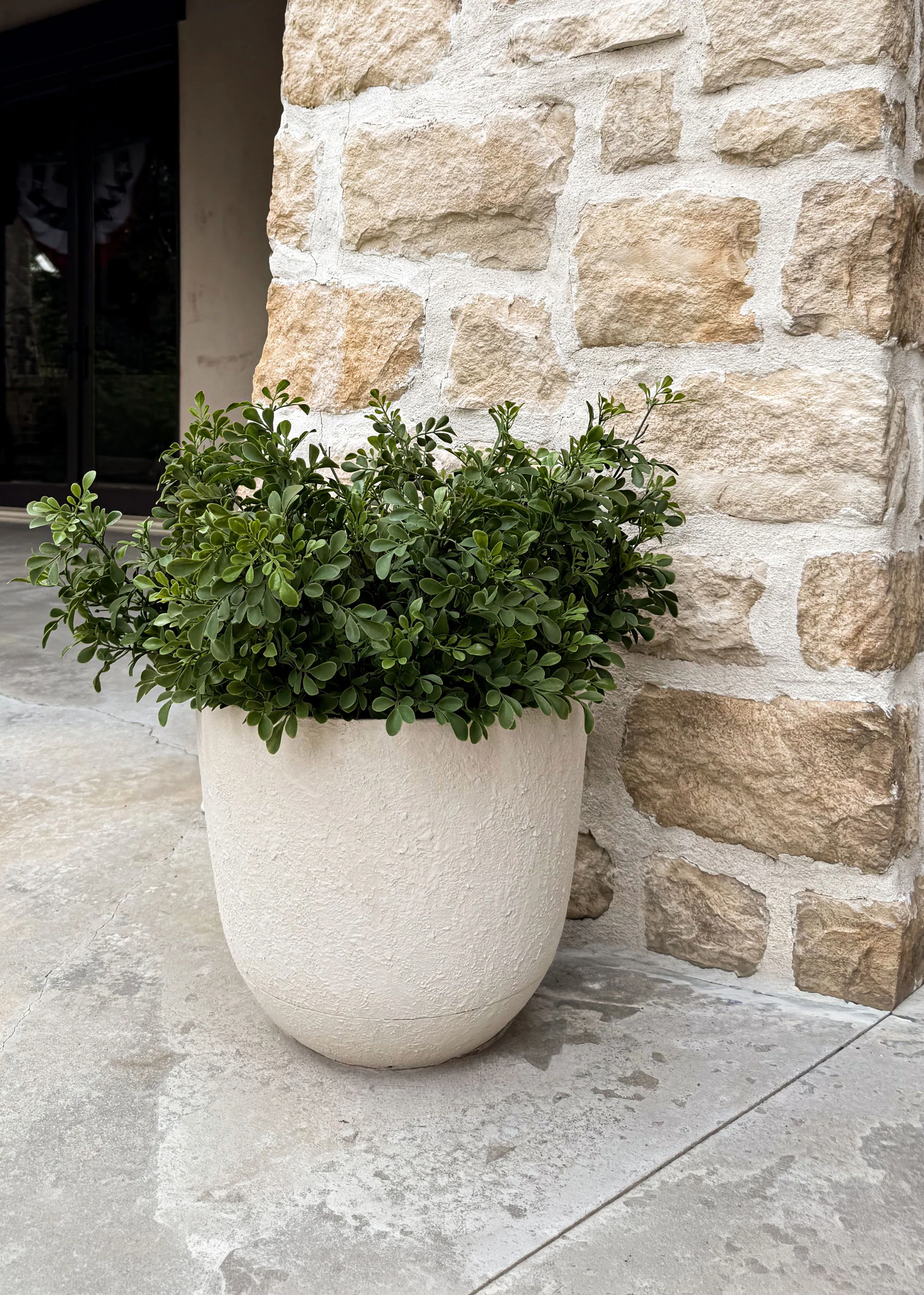 Fake Plants UV Treated Indoor/Outdoor Boxwood Bush - 24" - Image 3