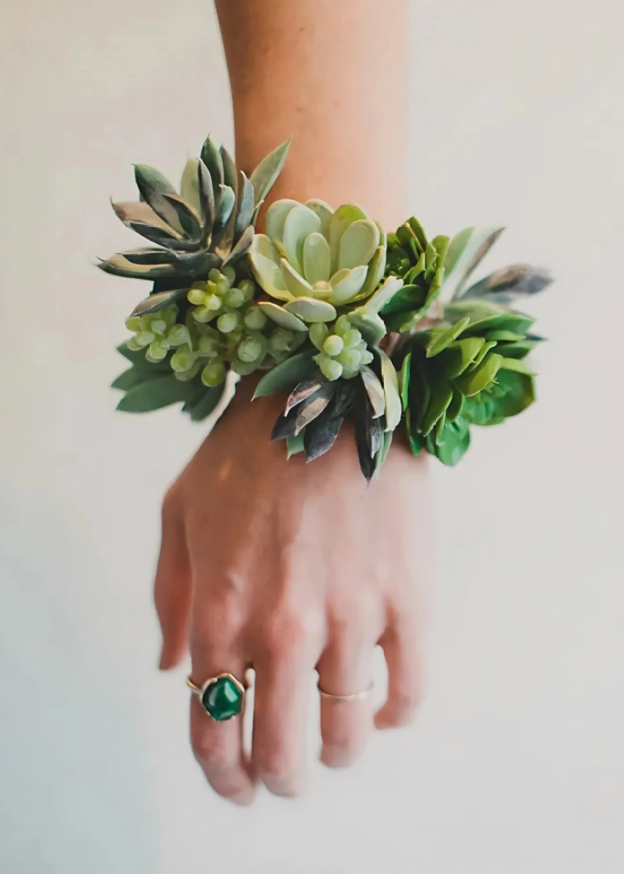 Fake Succulents Real Touch Sedum Pick - 7.5" - Image 2