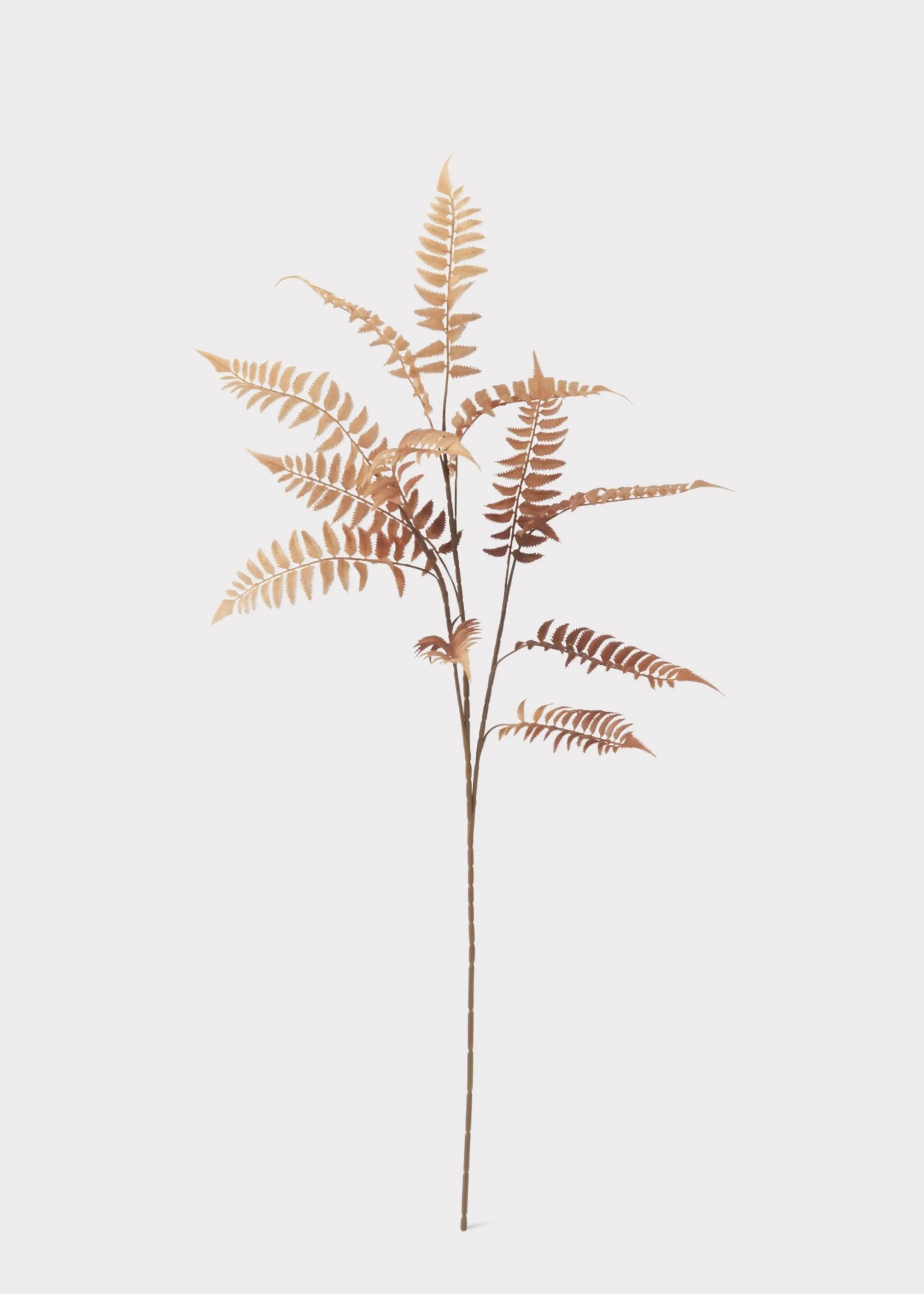 Fall Orange Artificial Fern Leaf Branch - 39" - Image 2