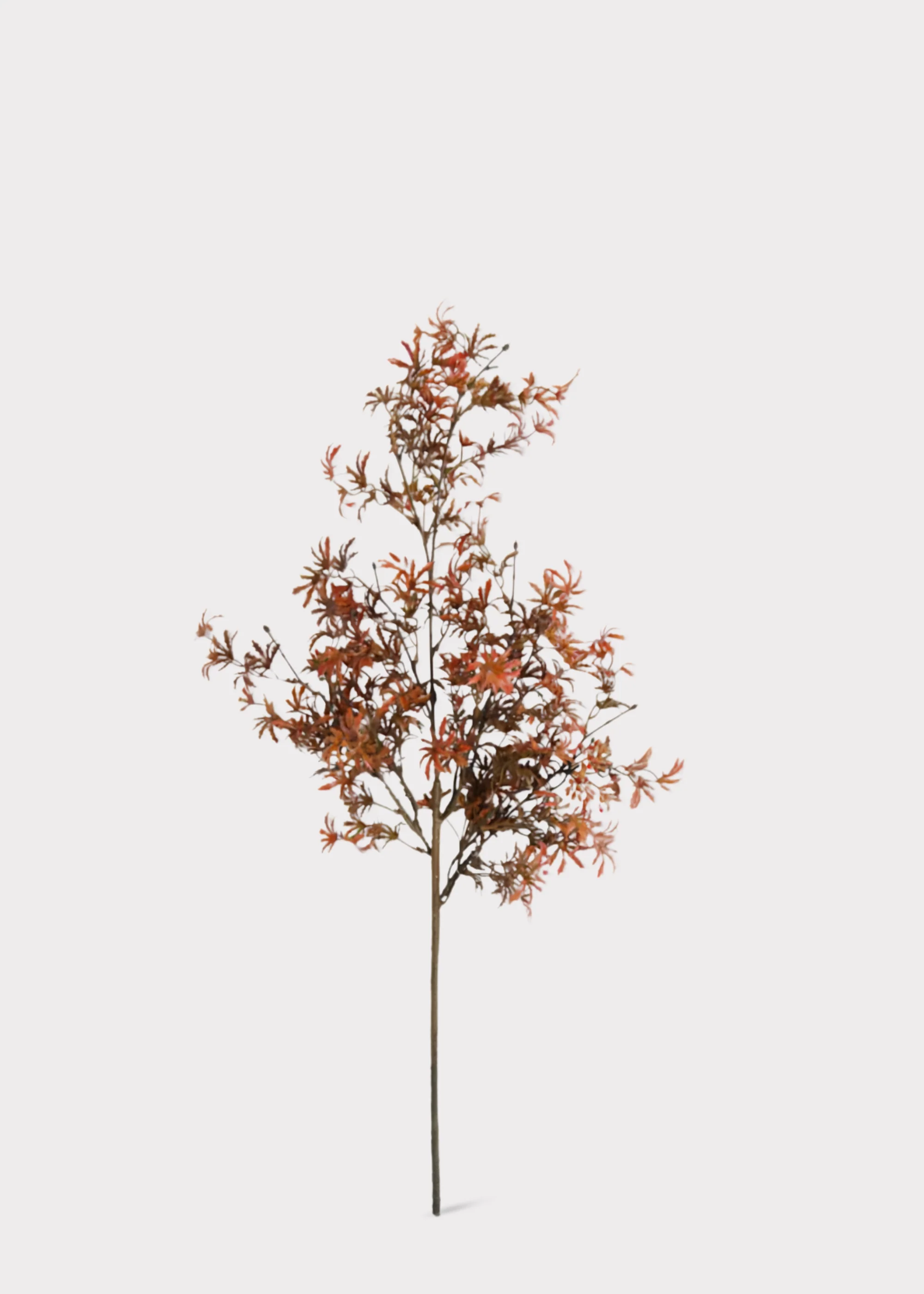 Fall Orange Red Artificial Japanese Maple Leaf Branch - 30" - Image 4