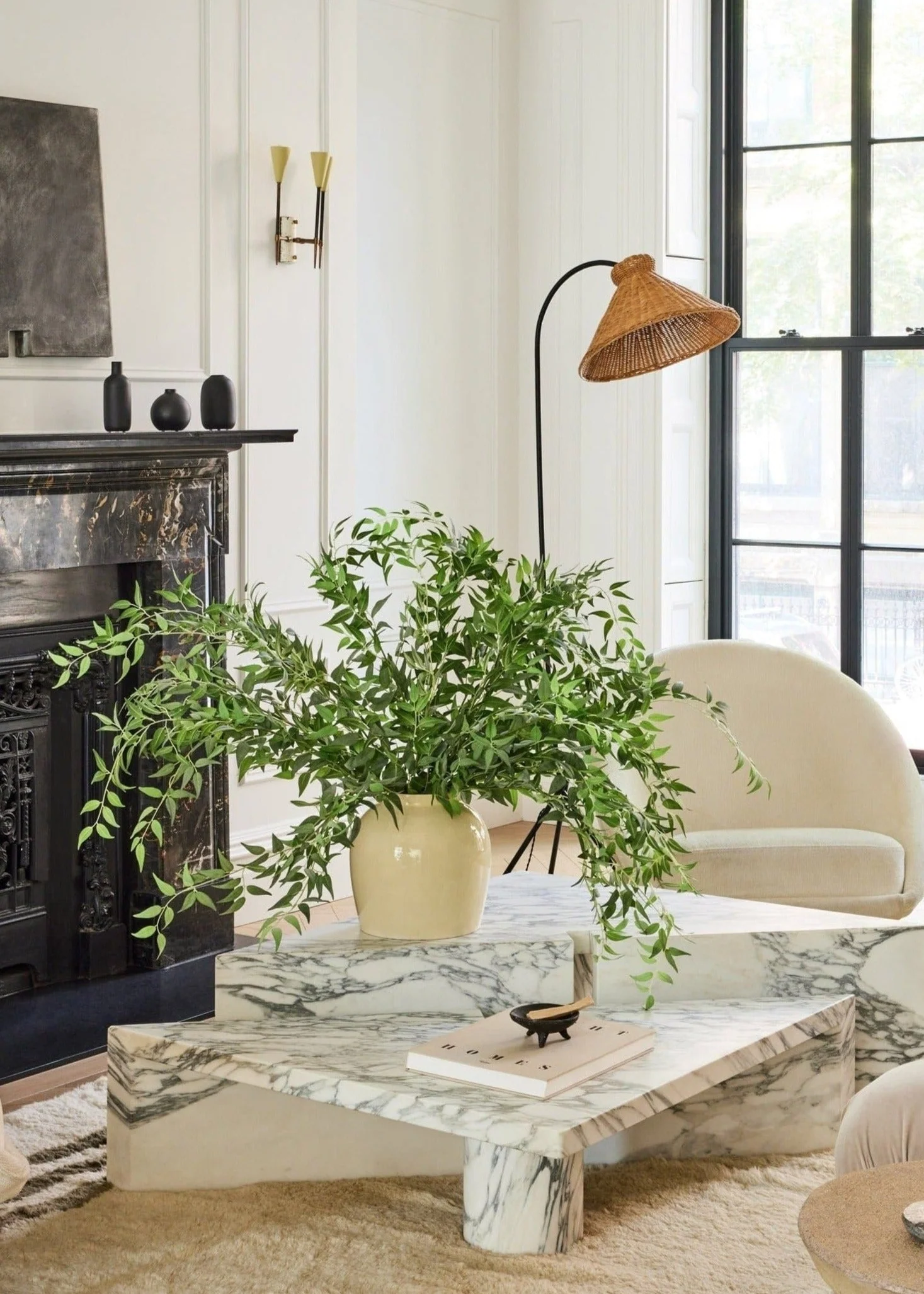 Faux Italian Ruscus Spray - 46" - Image 2