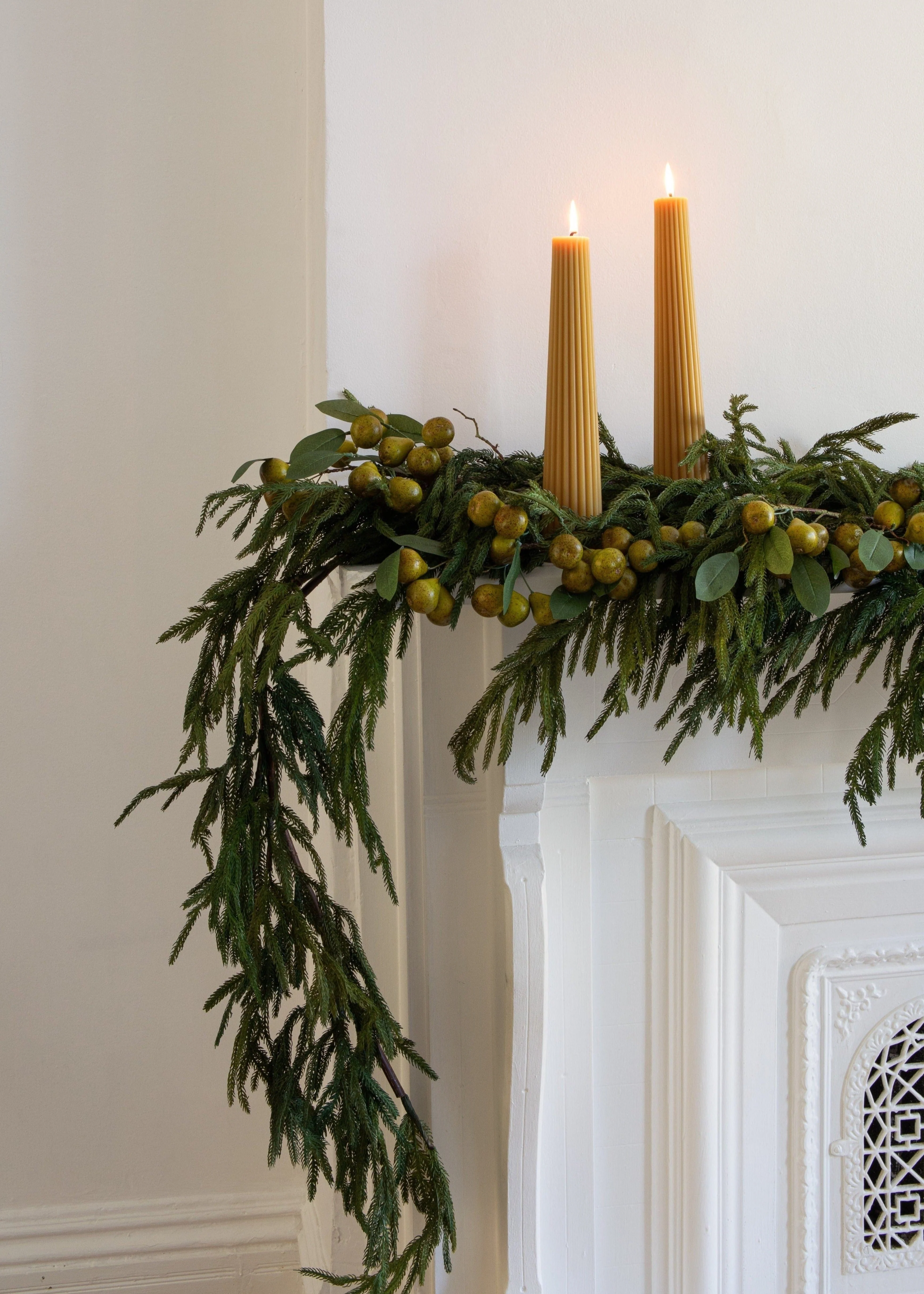 Faux Pear Fruit Branch - 39" - Image 6