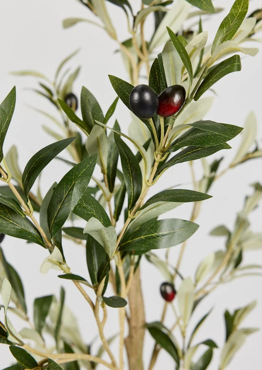 Artificial Potted Olive Tree Plant - 47.25" - Image 4