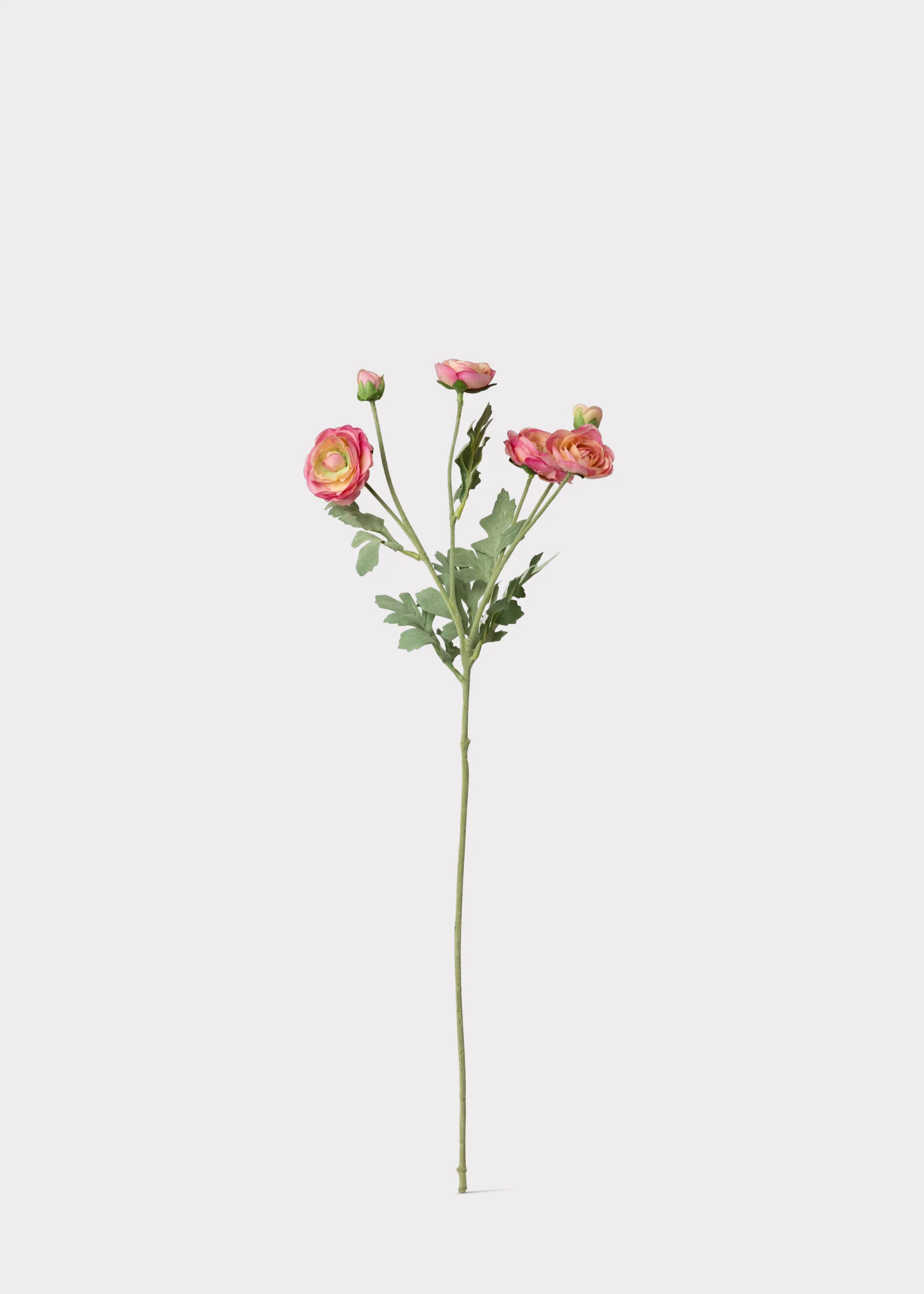 Ranunculus Fake Flowers in Pink - 26" - Image 3