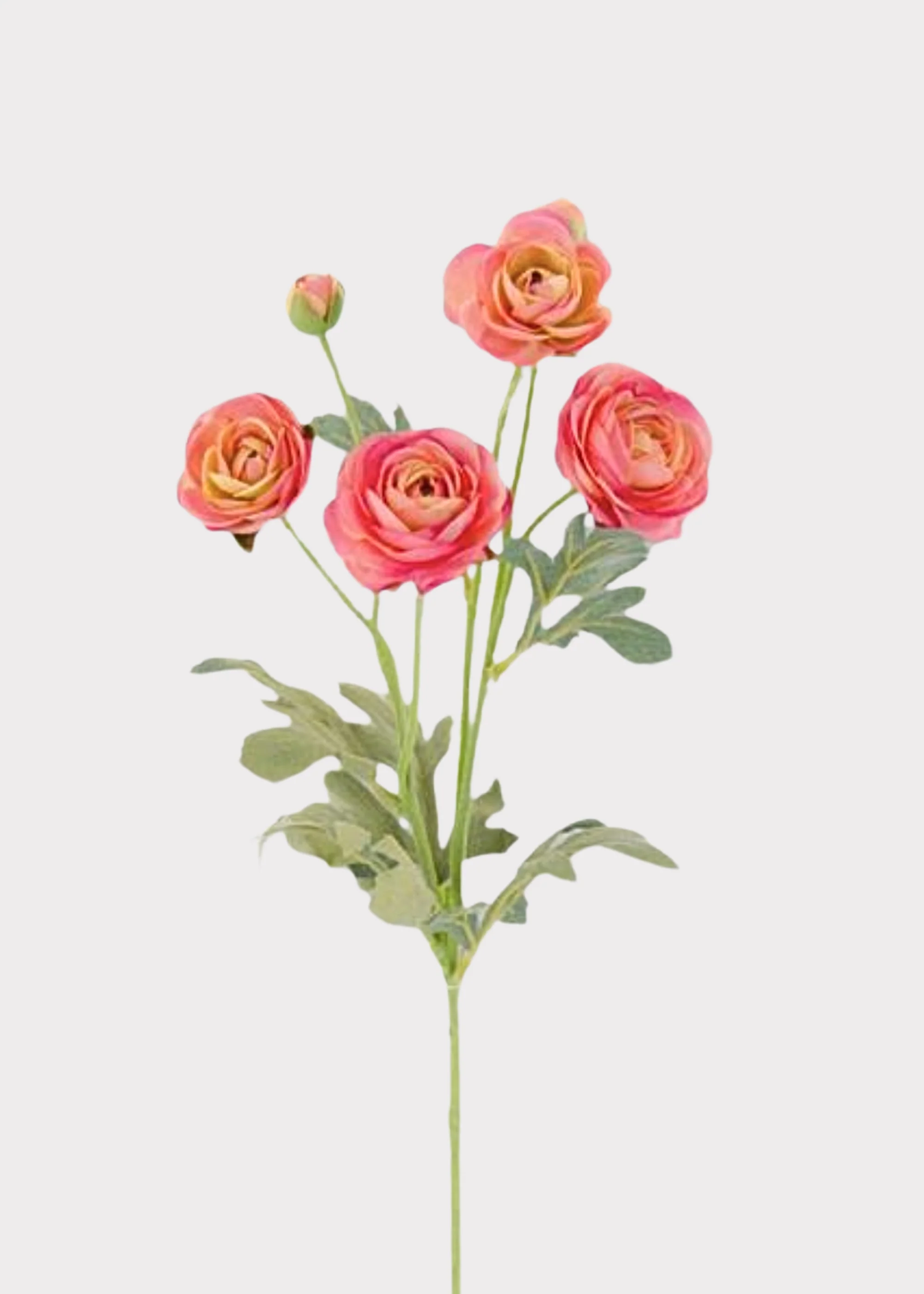 Ranunculus Fake Flowers in Pink - 26" - Image 4