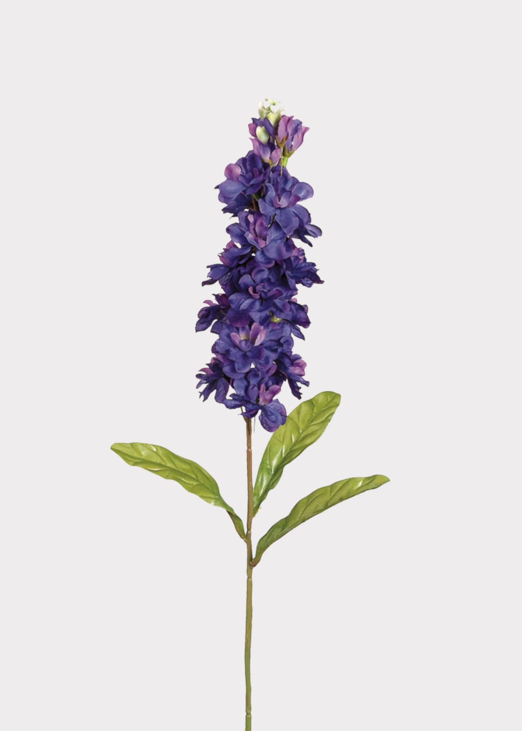Fake Stock Flower in Purple - 26.5"
