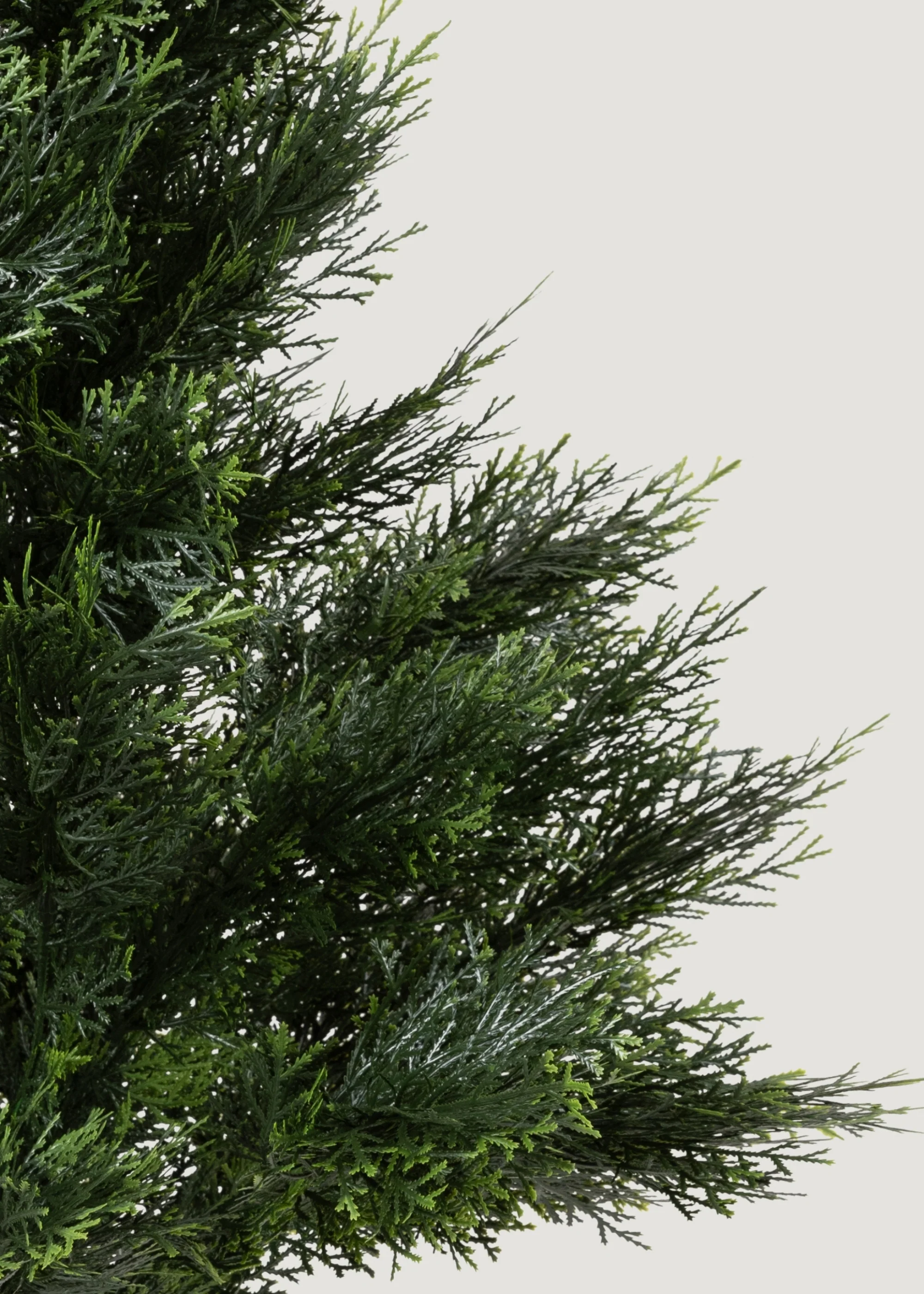 Fake UV Treated Indoor/Outdoor Cedar Topiary Tree in Pot - 48" - Image 3