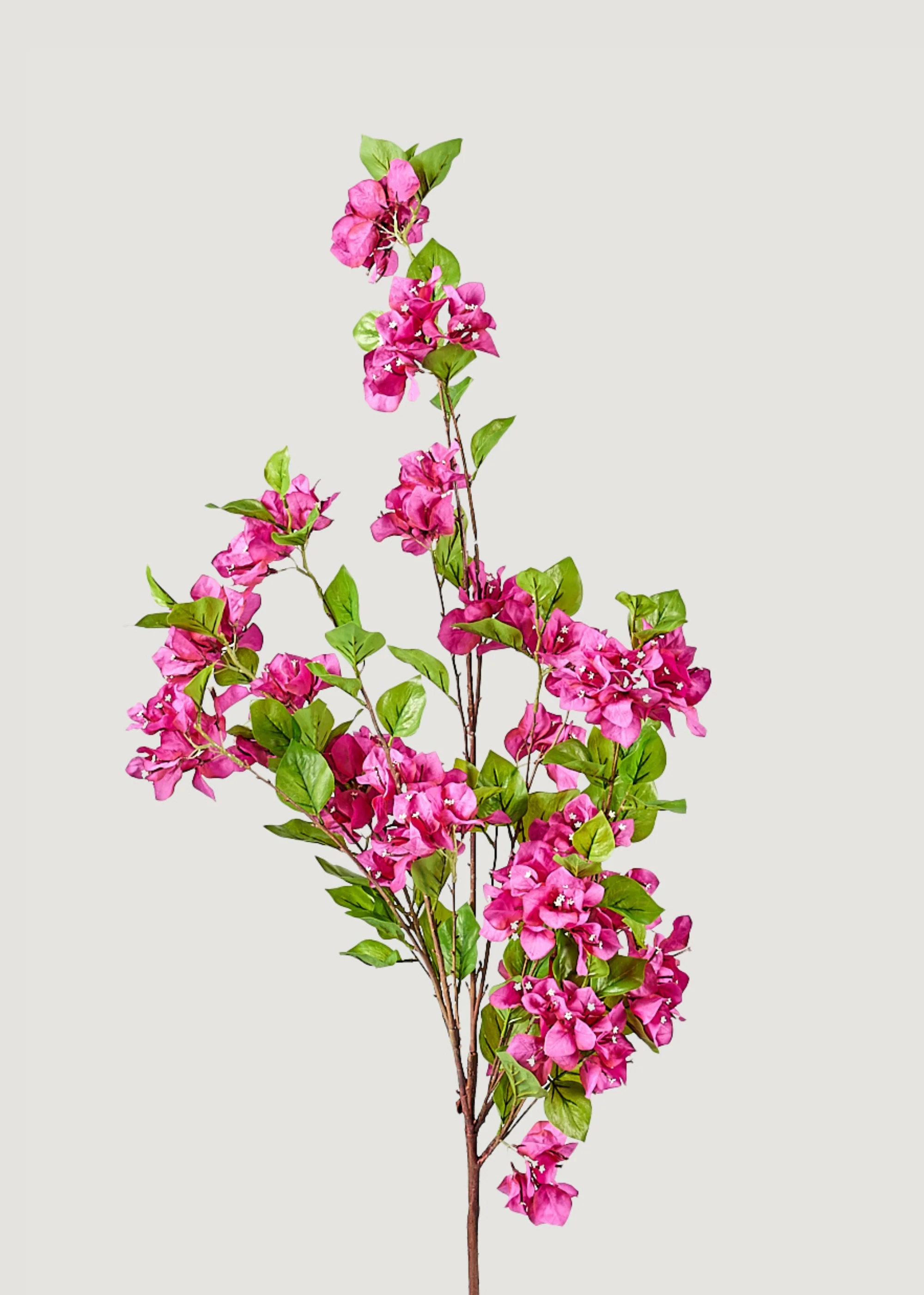 Fuchsia Faux Bougainvillea Hanging Bush - 43" - Image 4