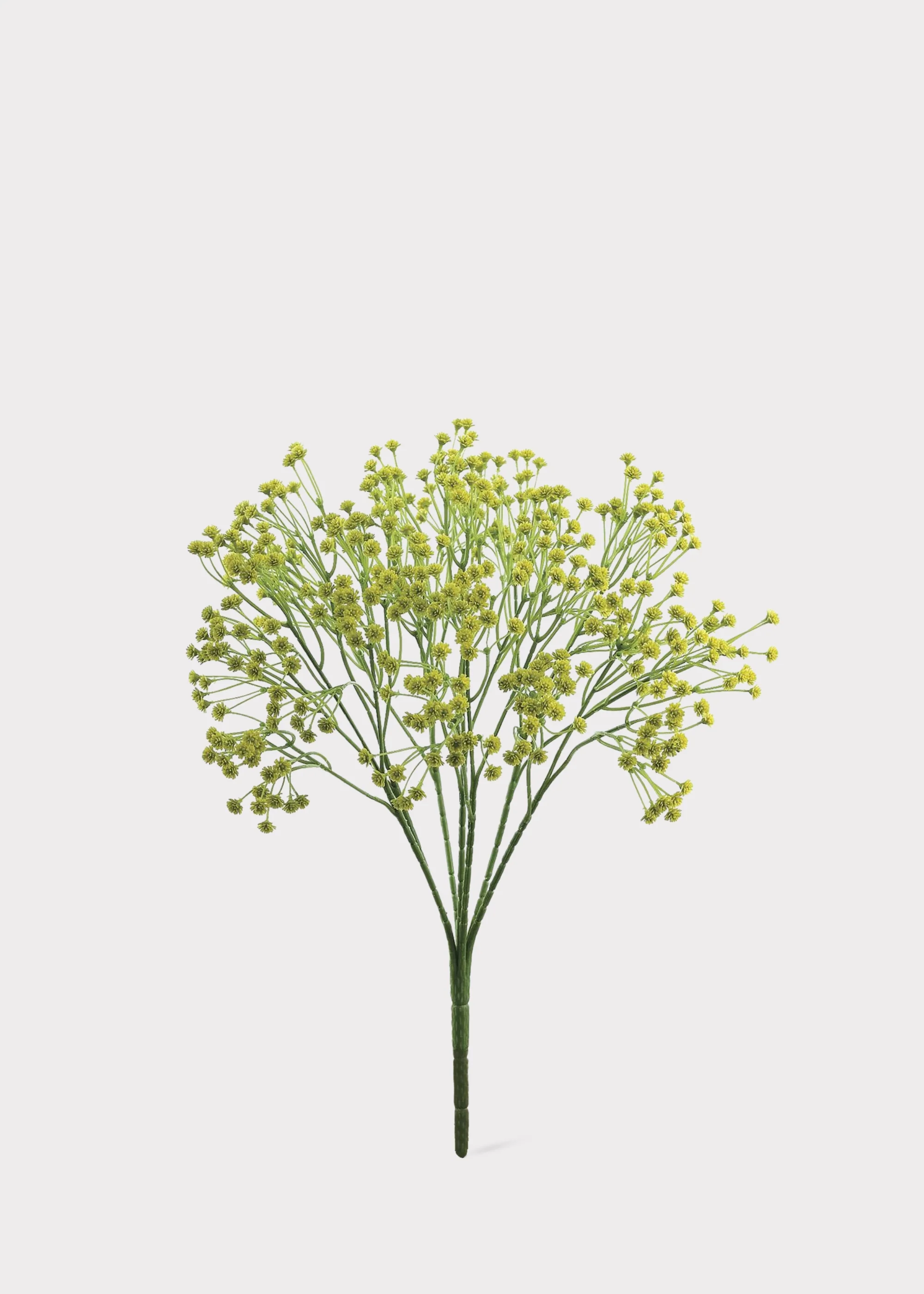 Green Artificial Baby's Breath Flower Bush - 15" - Image 2