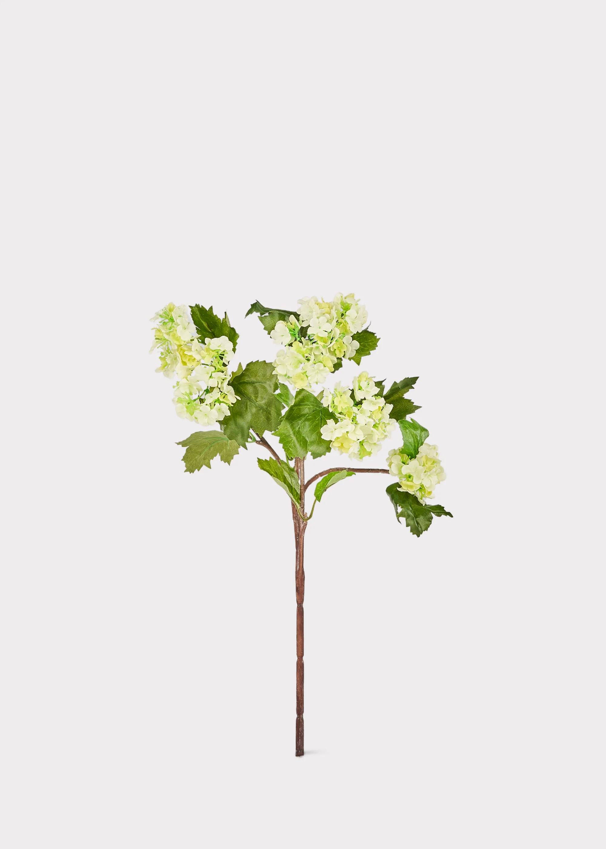 Green Artificial Snowball Flowers - 17" - Image 2