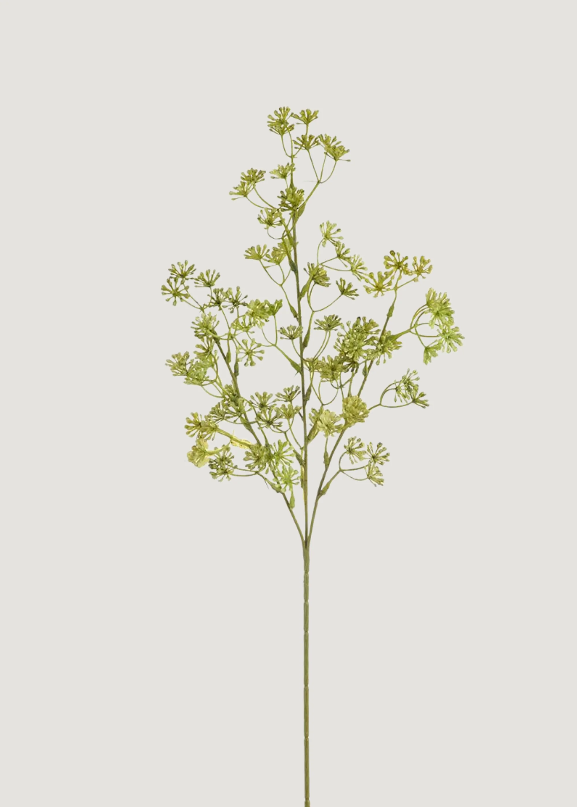 Green Fake Sedum Succulent Cluster Branch - 26"
