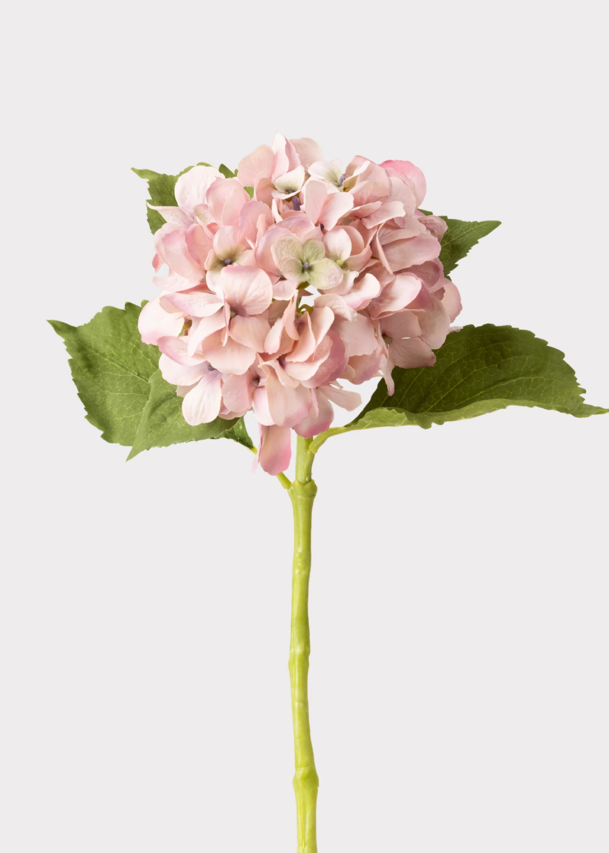 Small Hydrangea Artificial Flower in Antique Pink - 19"