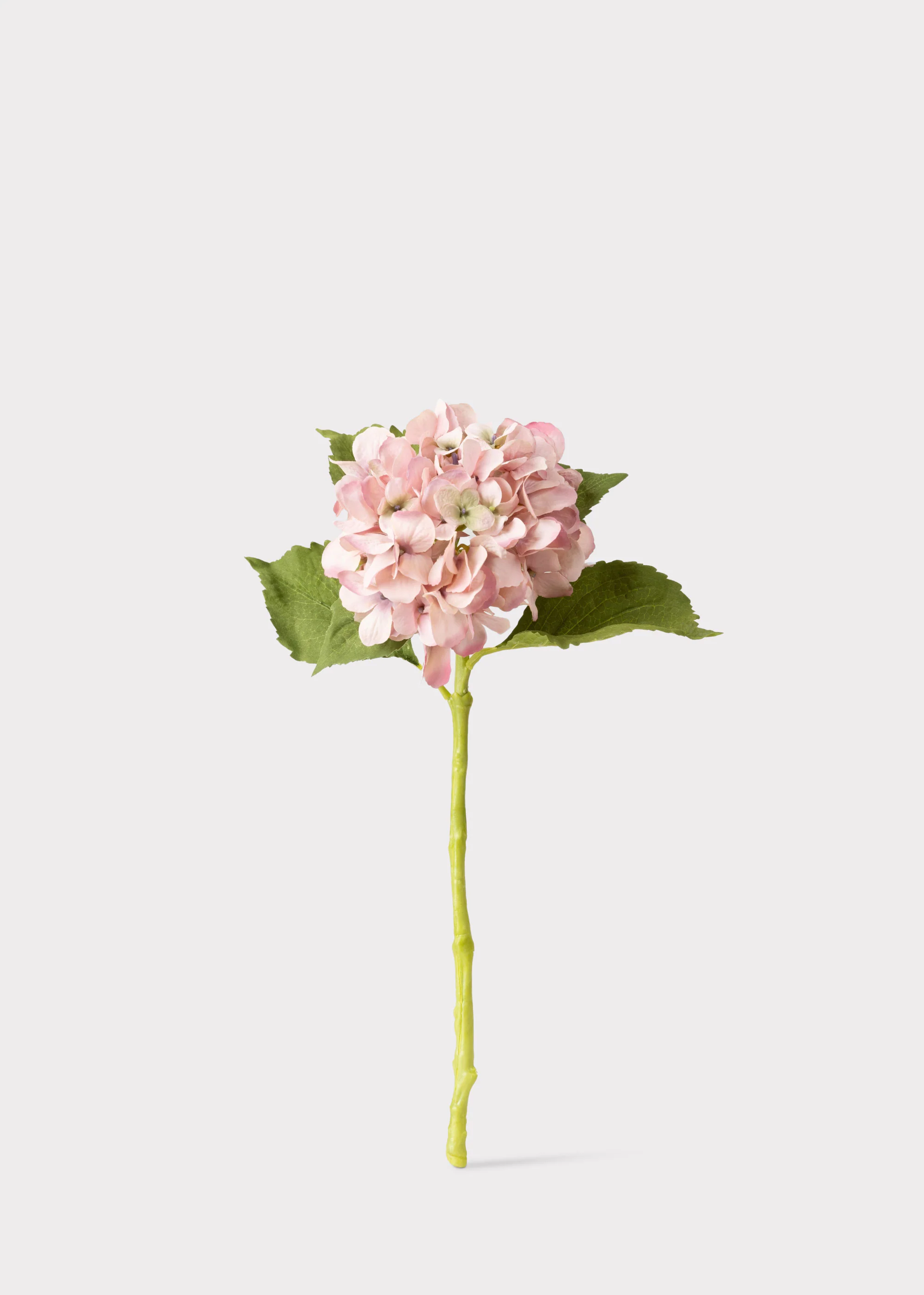 Small Hydrangea Artificial Flower in Antique Pink - 19" - Image 6