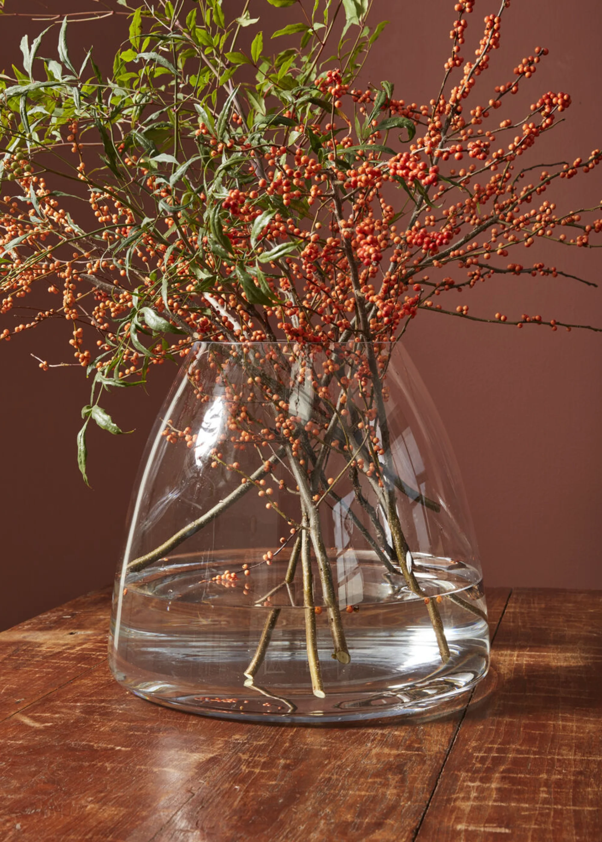 Large Clear Glass Terrarium Vase - 15.25" - Image 2