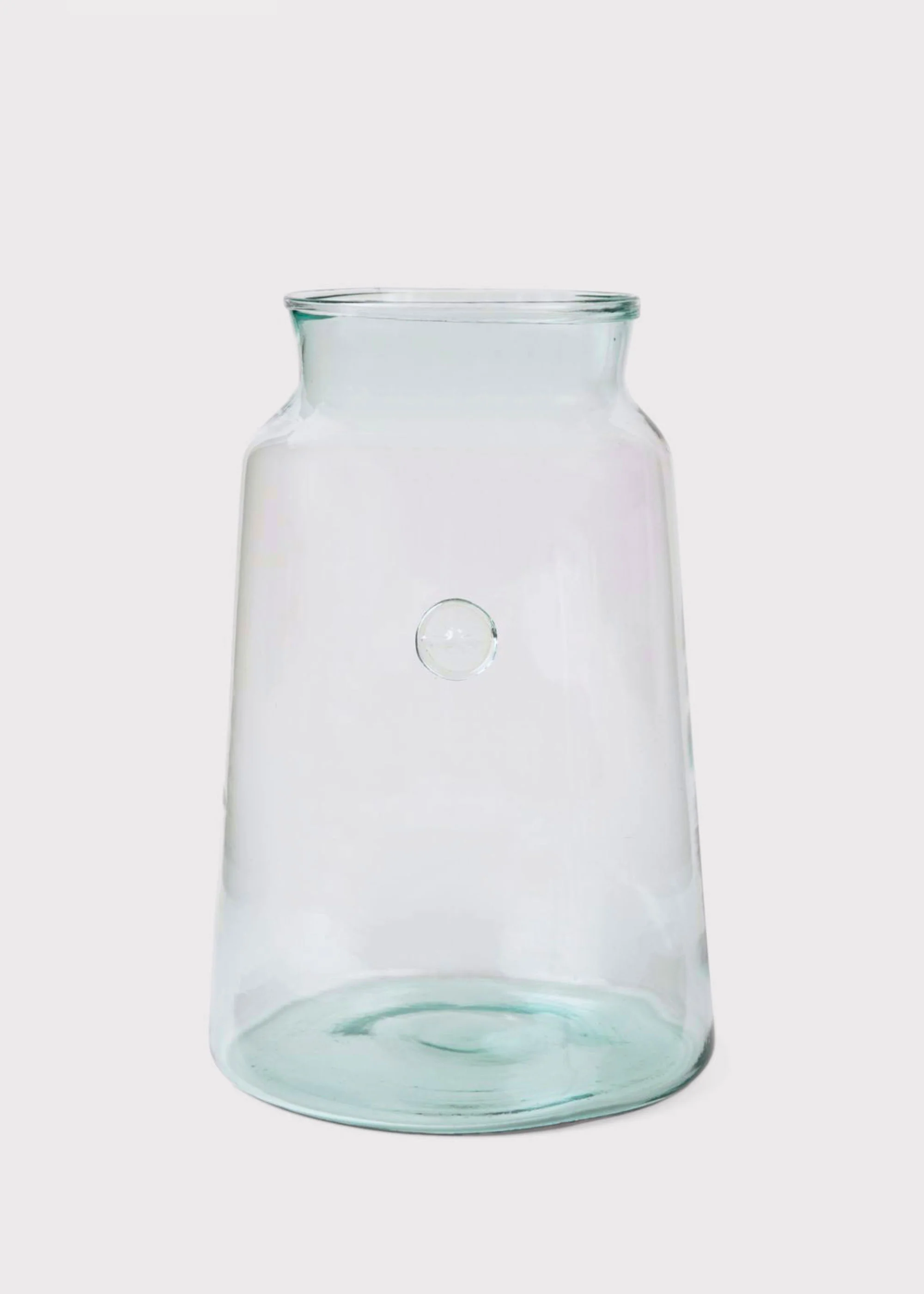 etúHOME Large French Mason Jar Vase - 14.25" Tall