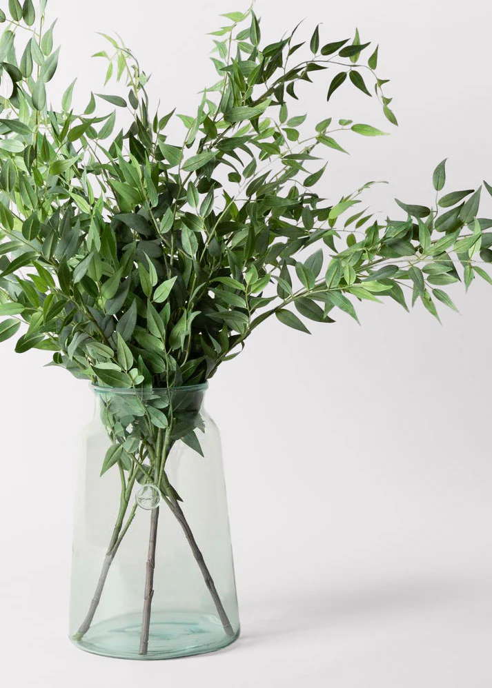 etúHOME Large French Mason Jar Vase - 14.25" Tall - Image 3