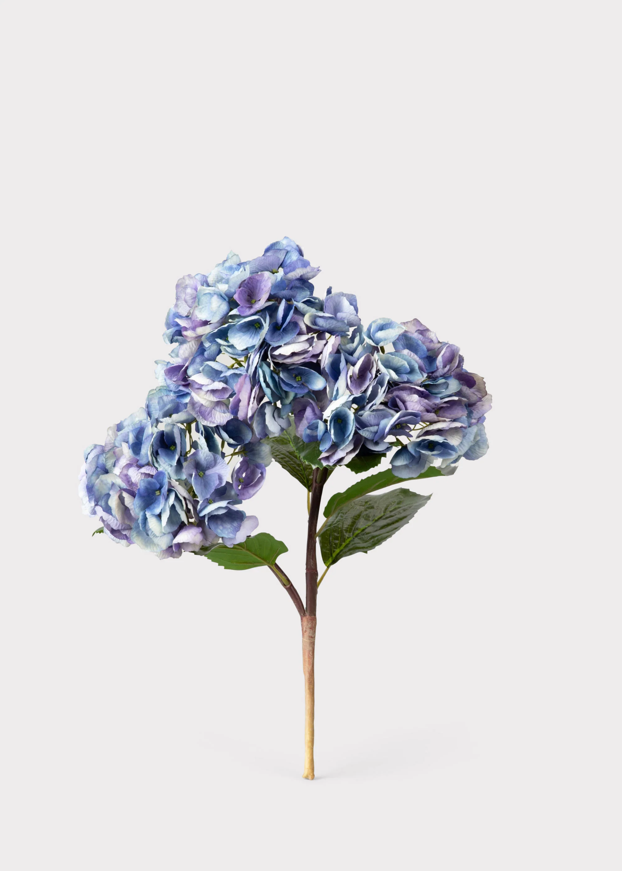 Large Lavender and Blue Artificial Hydrangea - 20" - Image 4