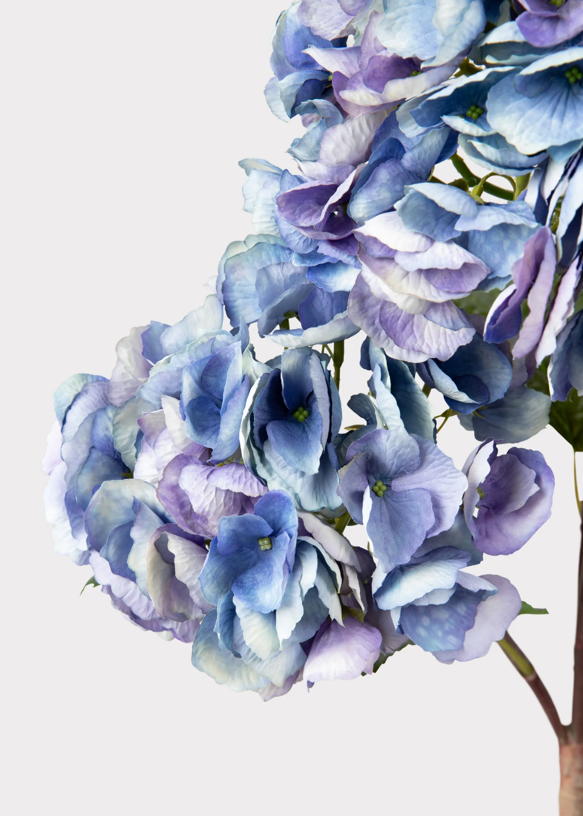 Large Lavender and Blue Artificial Hydrangea - 20" - Image 5
