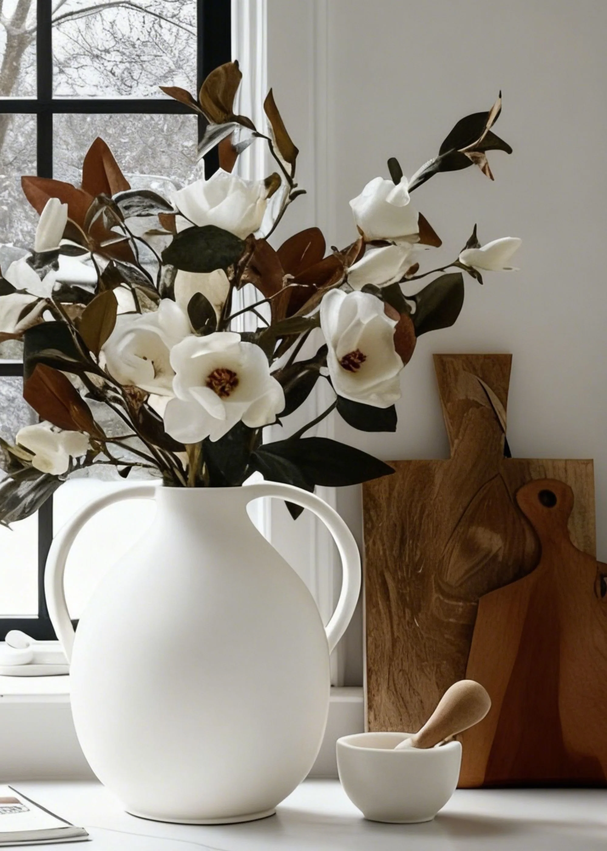 Large White Magnolia Early Spring Design - Image 4