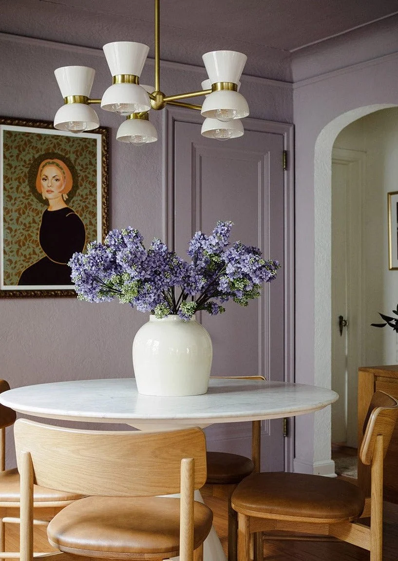Lavender Artificial Lilac Flower - 25" - Image 3